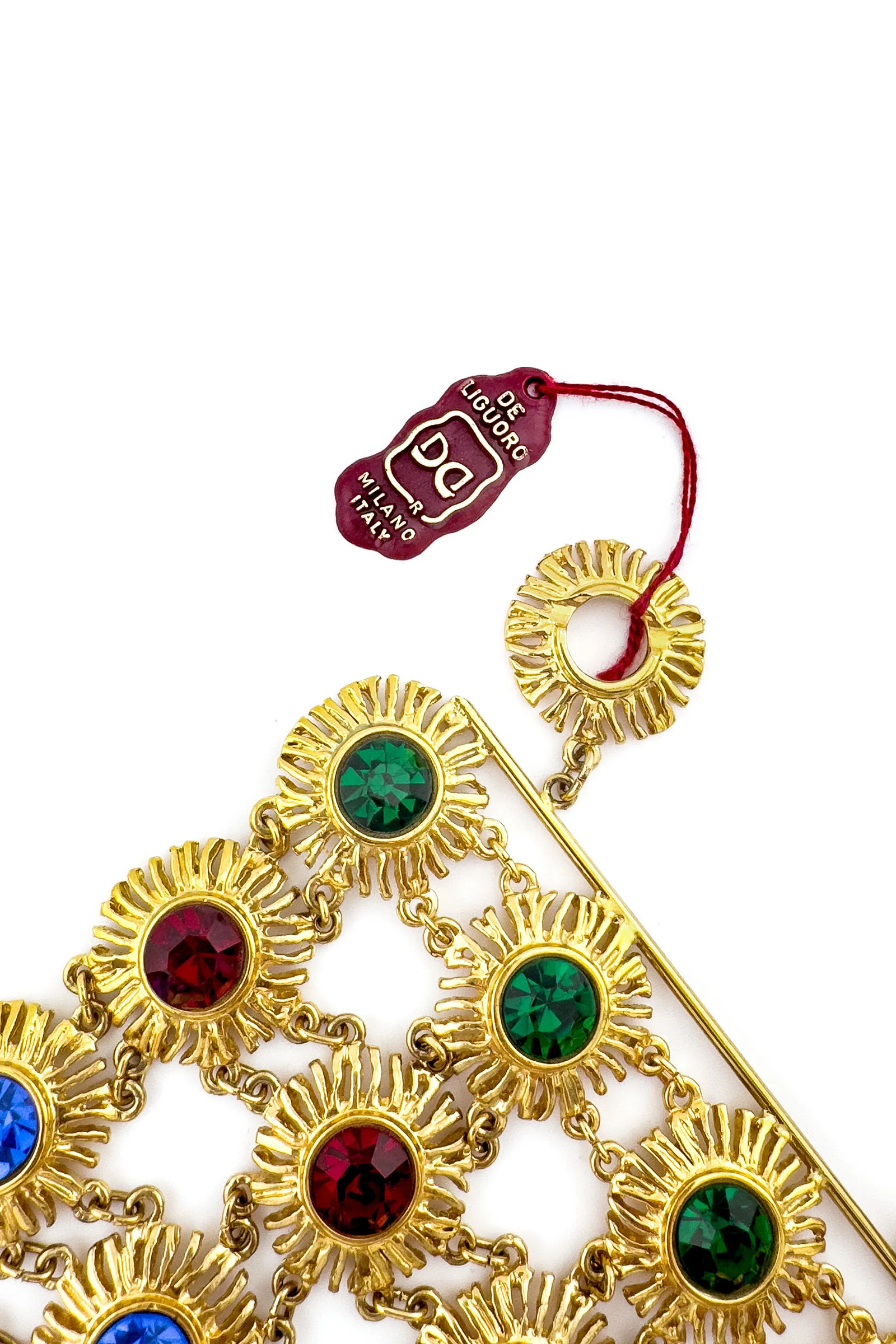 Wide Gem Sunburst Bracelet - Image 4