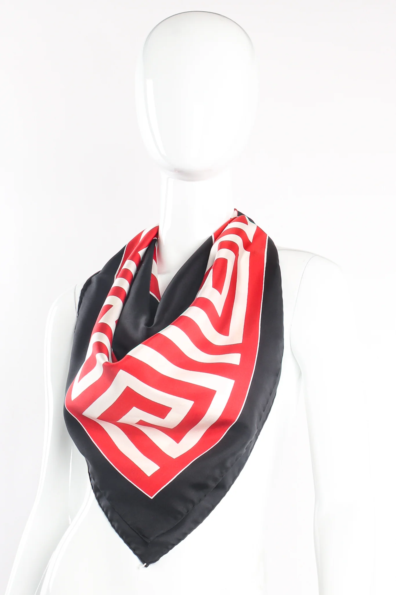 Wide Greek Key Scarf - Image 3