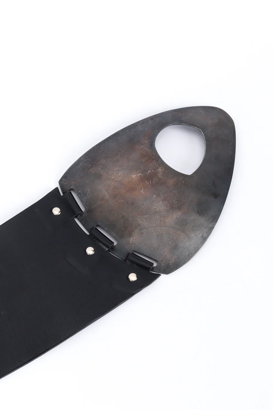 Wide Leather Fringe Belt - Image 3