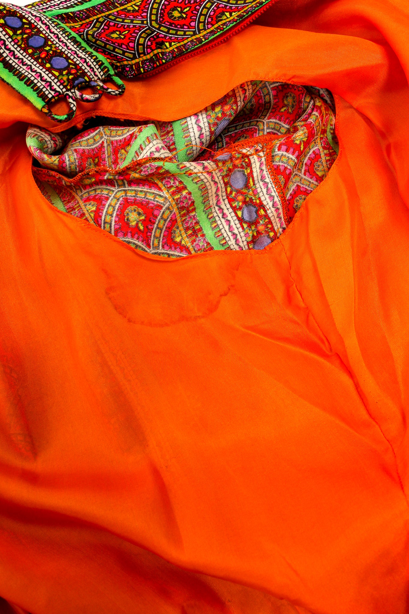 Wide Leg Paisley Silk Jumpsuit - Image 13