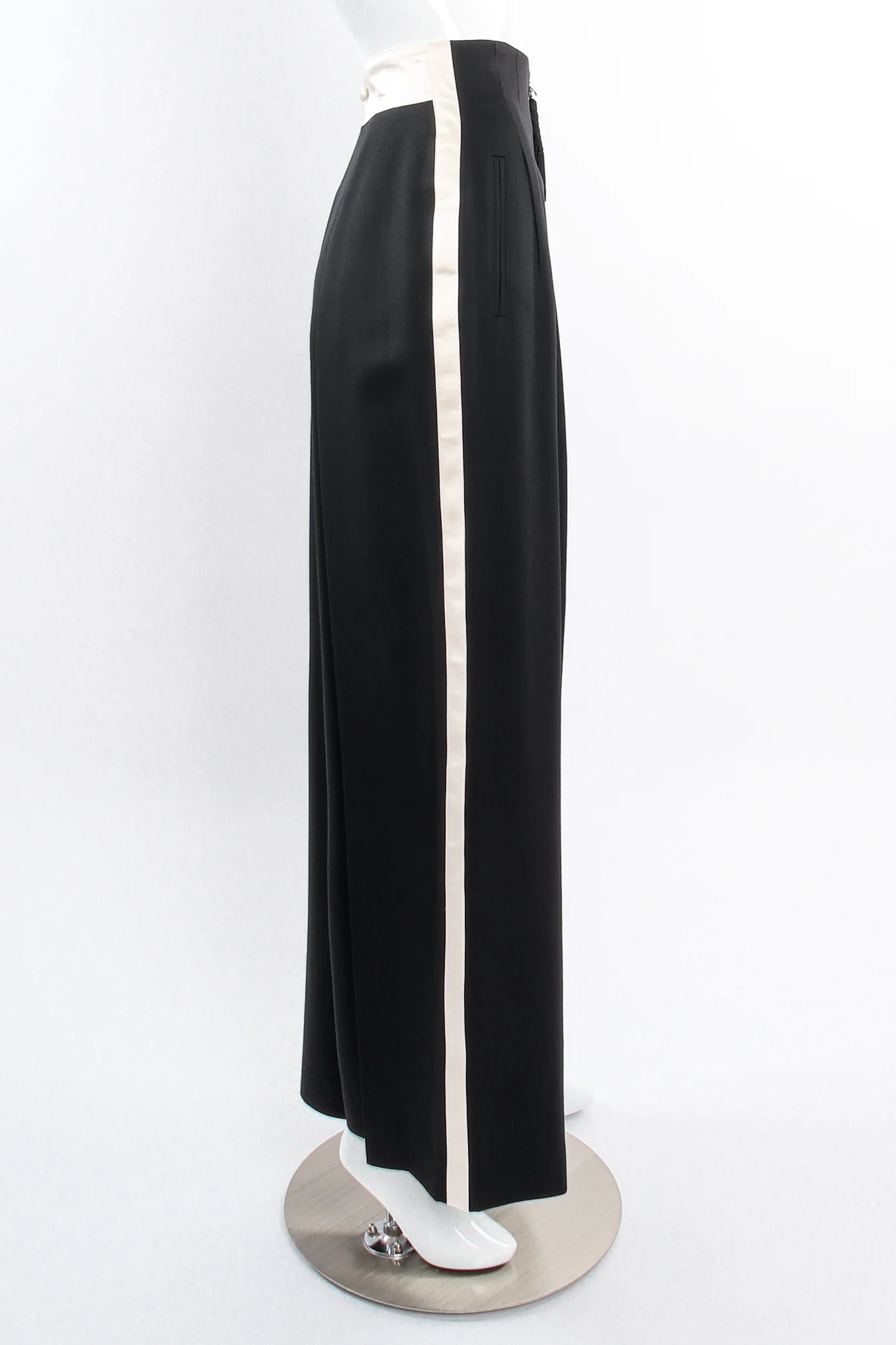 Wide Leg Tuxedo Stripe Pant - Image 8