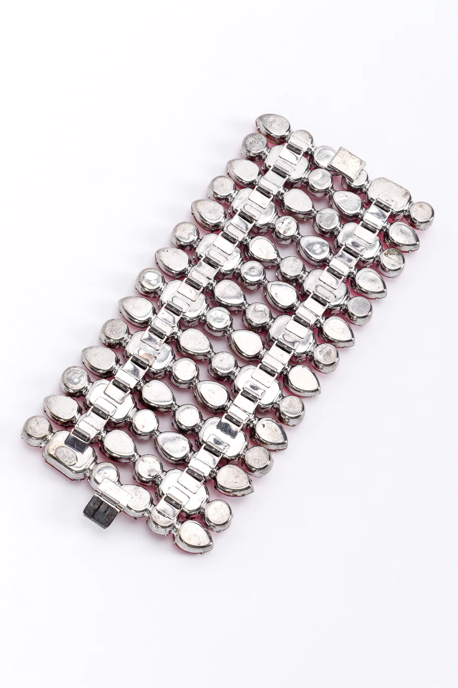 Wide Pink Crystal Bracelet - Image 5