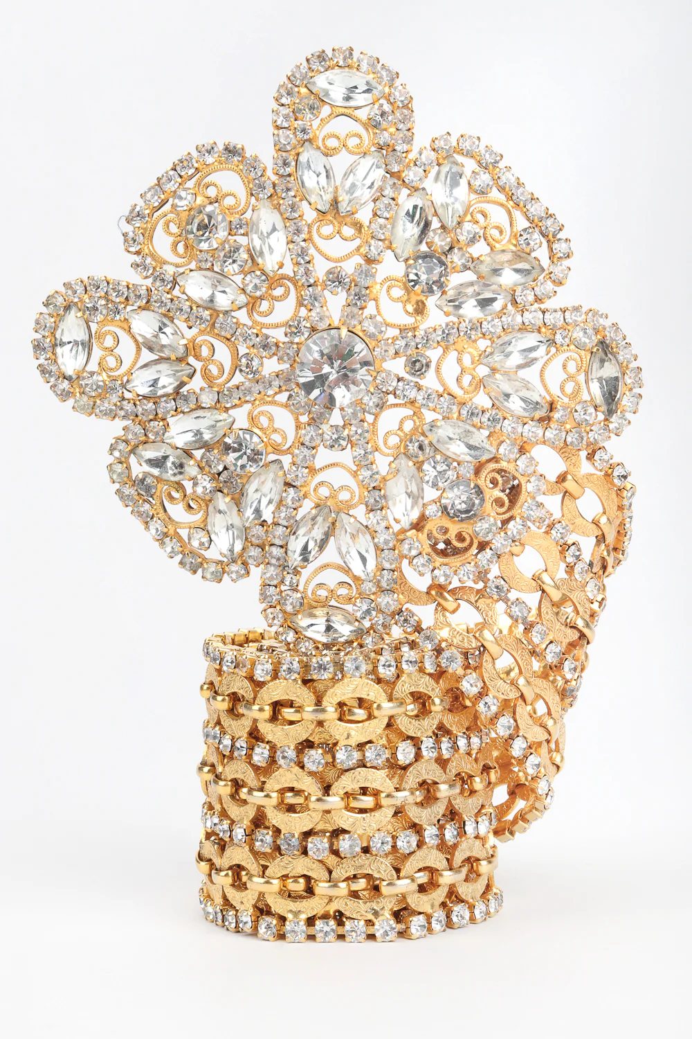 Wide Rhinestone Link Belt - Image 2