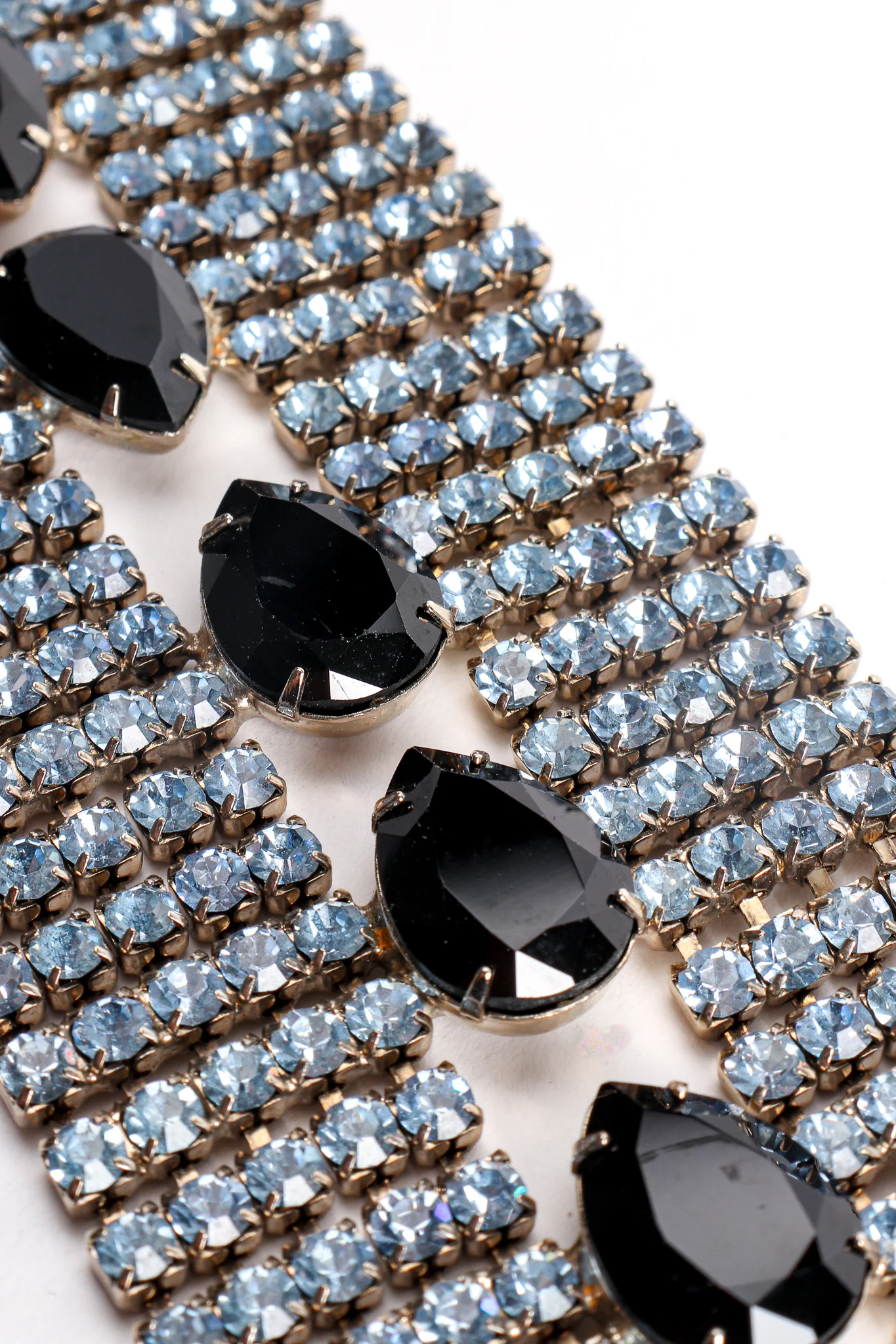 Wide Rhinestone Teardrop Bracelet - Image 3