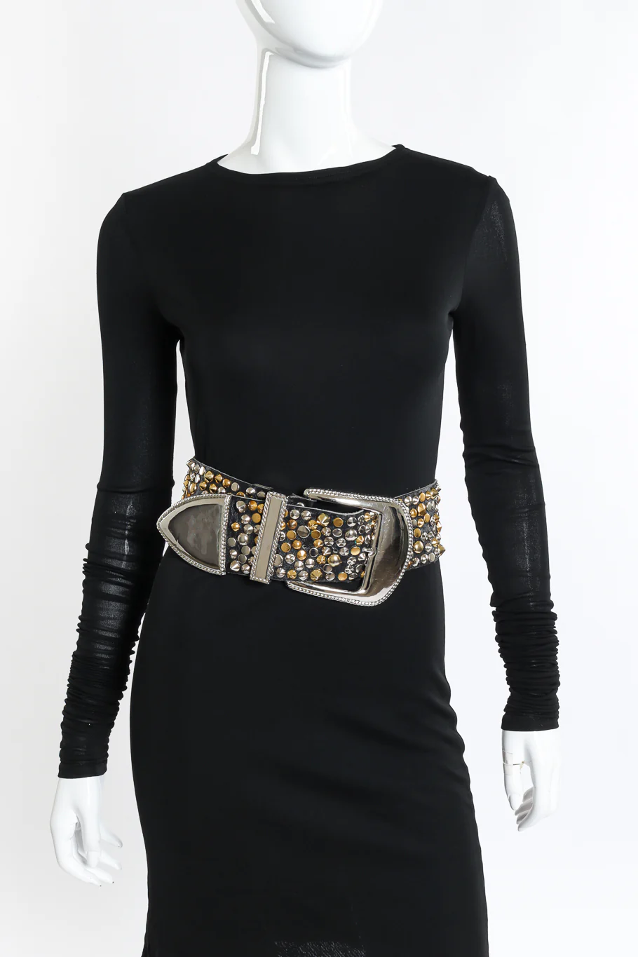 Wide Studded Belt - Image 2