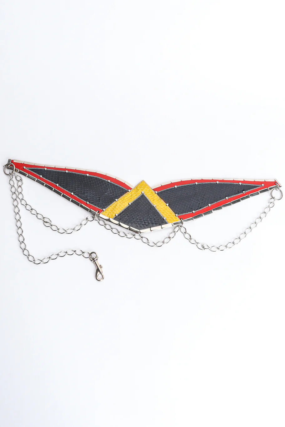 Snakeskin Wing Draped Chain Waist Belt - Image 3