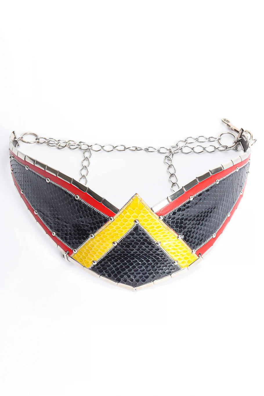 Snakeskin Wing Draped Chain Waist Belt - Image 4