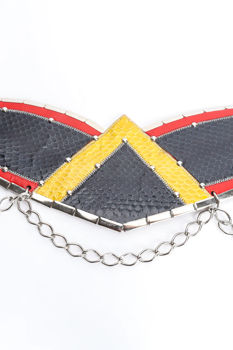 Snakeskin Wing Draped Chain Waist Belt - Image 5