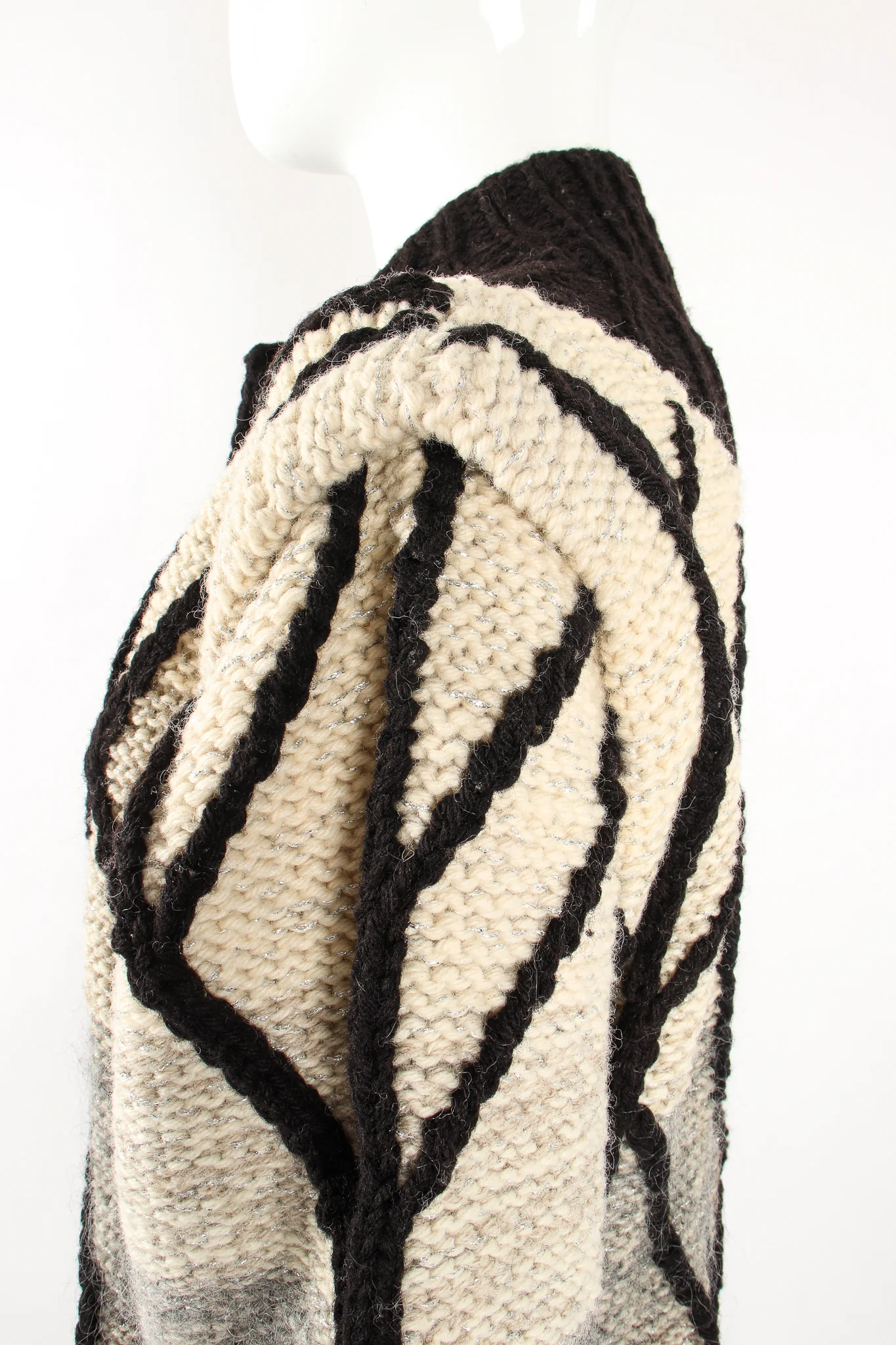 Winter Birch Ombré Sweater Coat - Image 11