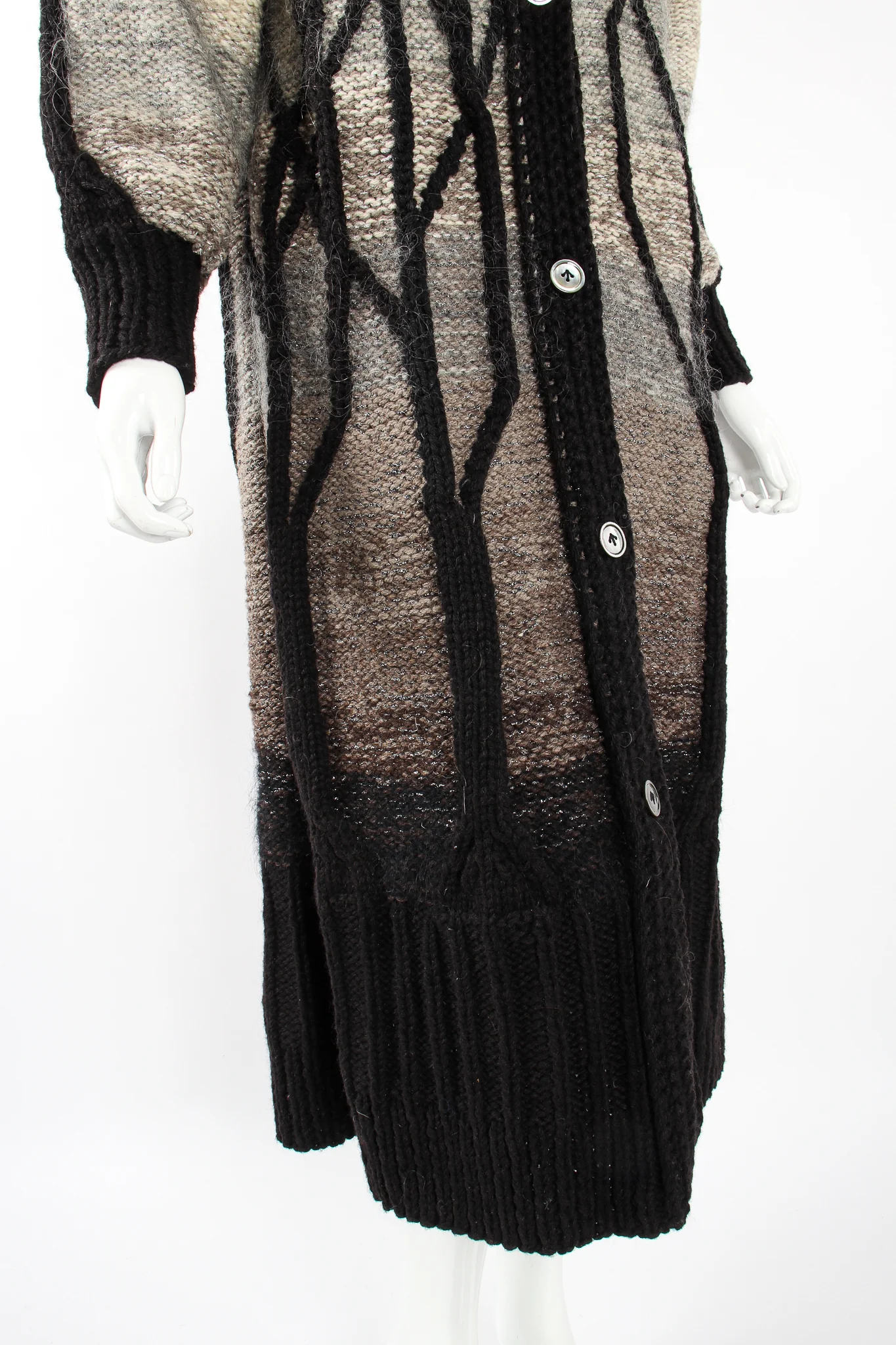 Winter Birch Ombré Sweater Coat - Image 12