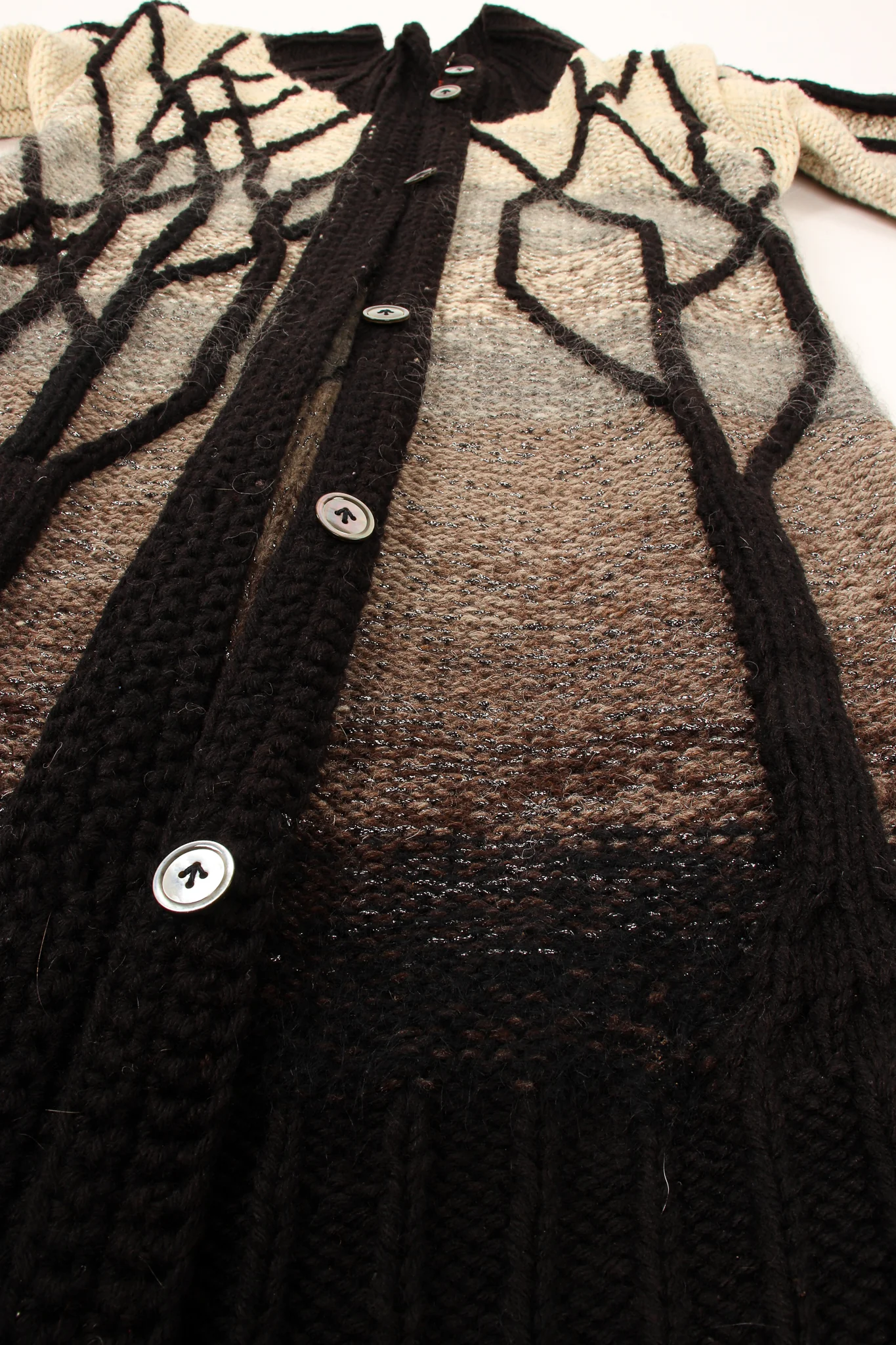Winter Birch Ombré Sweater Coat - Image 13