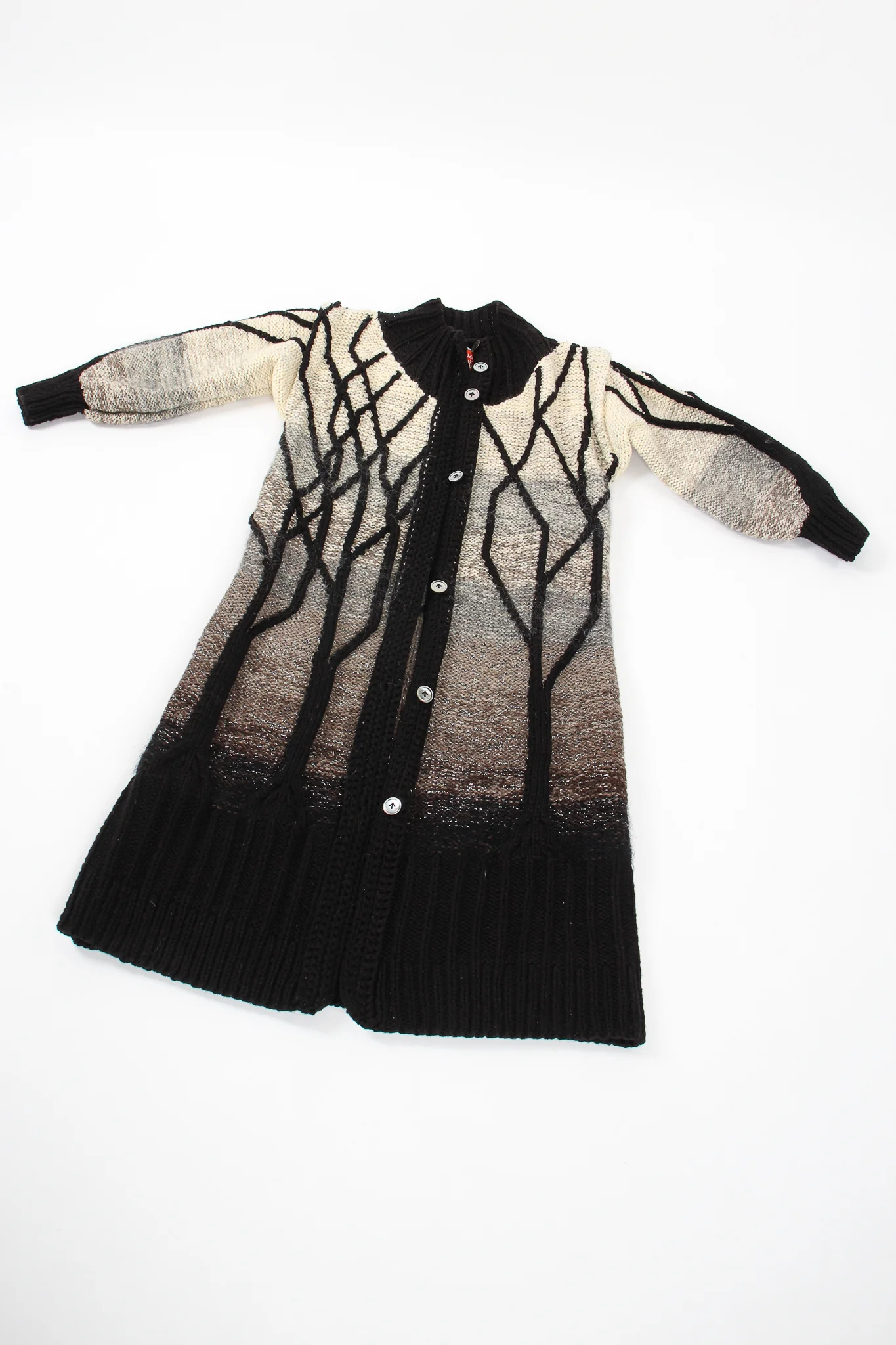 Winter Birch Ombré Sweater Coat - Image 14