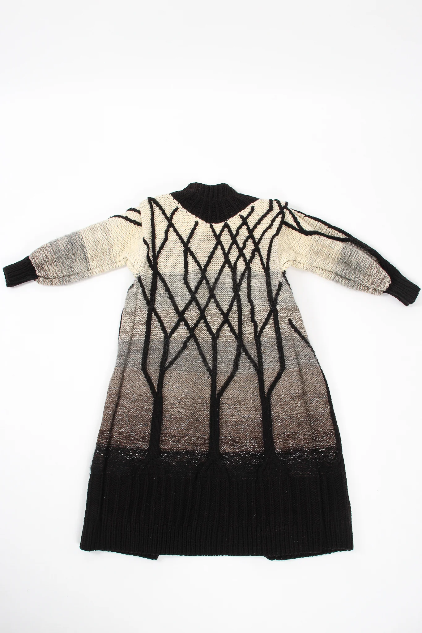 Winter Birch Ombré Sweater Coat - Image 15