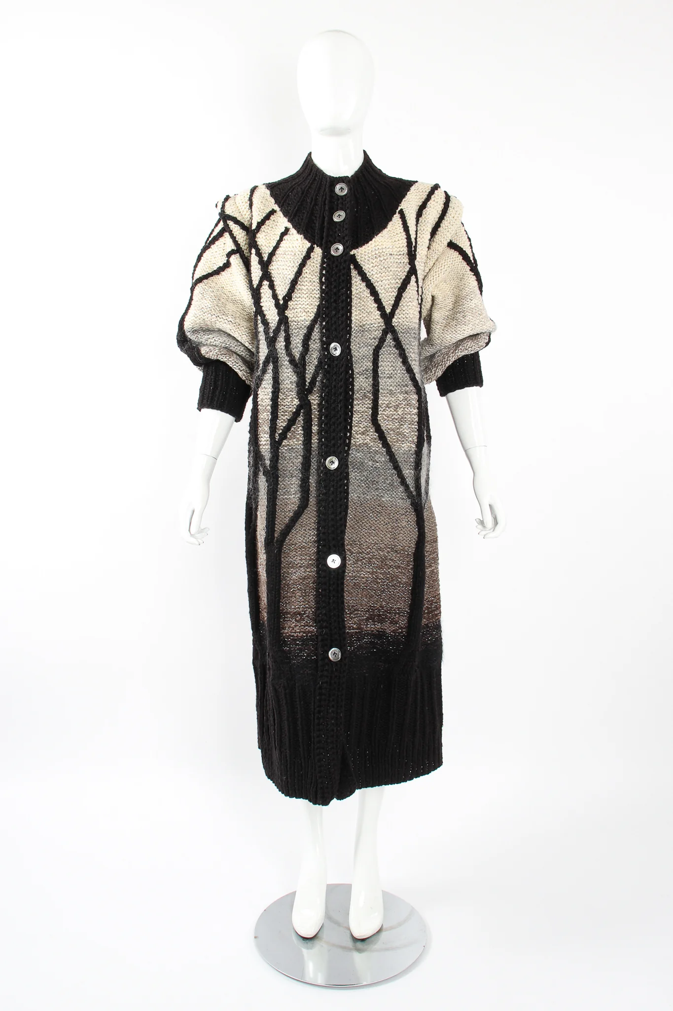 Winter Birch Ombré Sweater Coat - Image 7