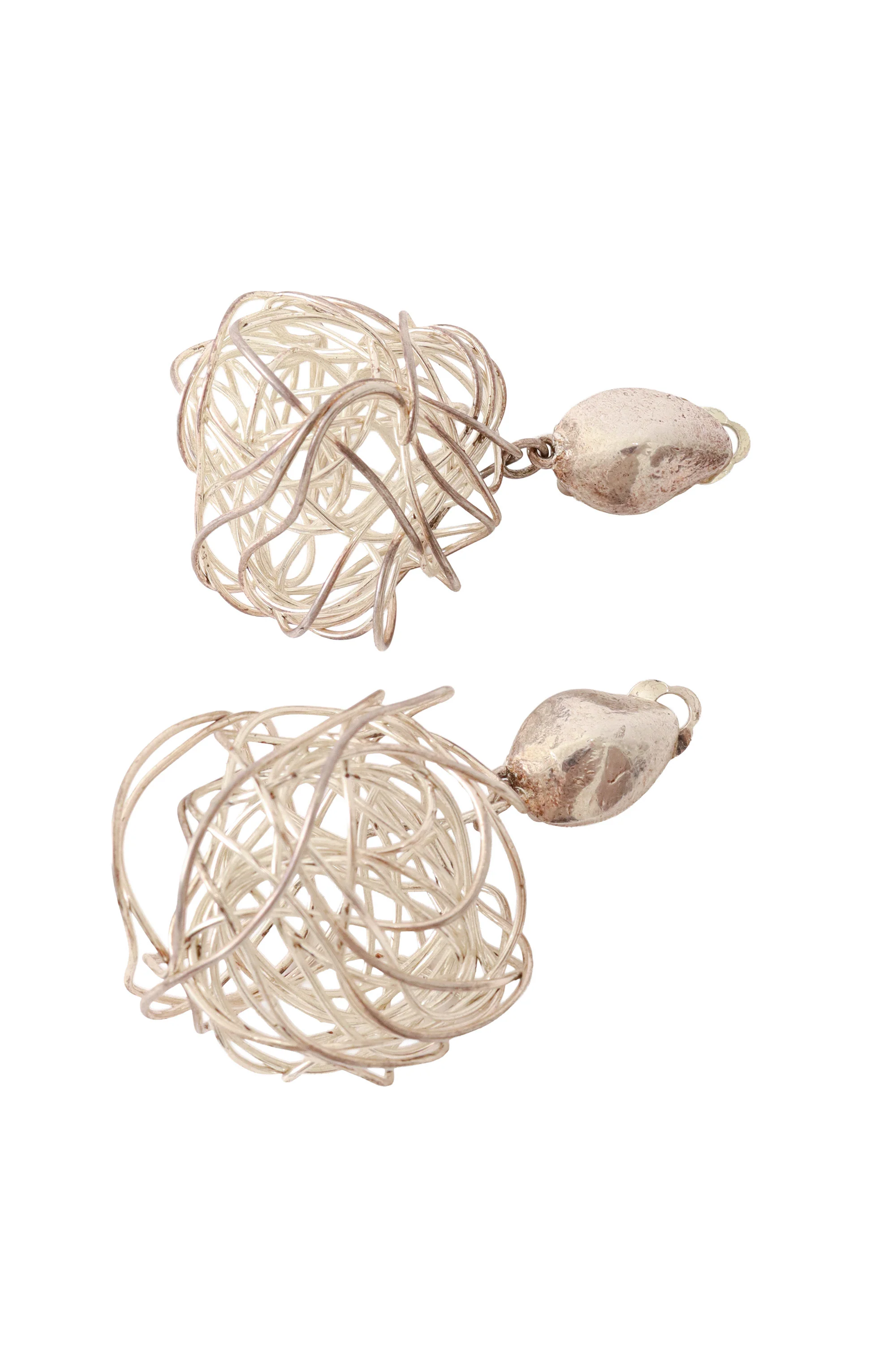 Wire Wrap Drop Earrings - Image 3