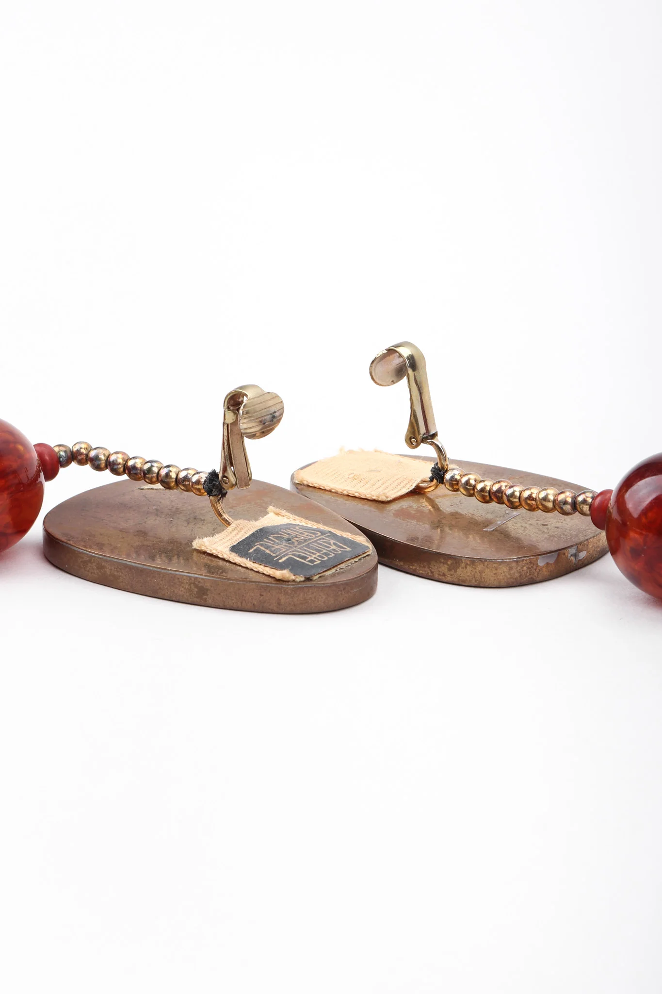 Wooden Tassel Drop Earrings - Image 8