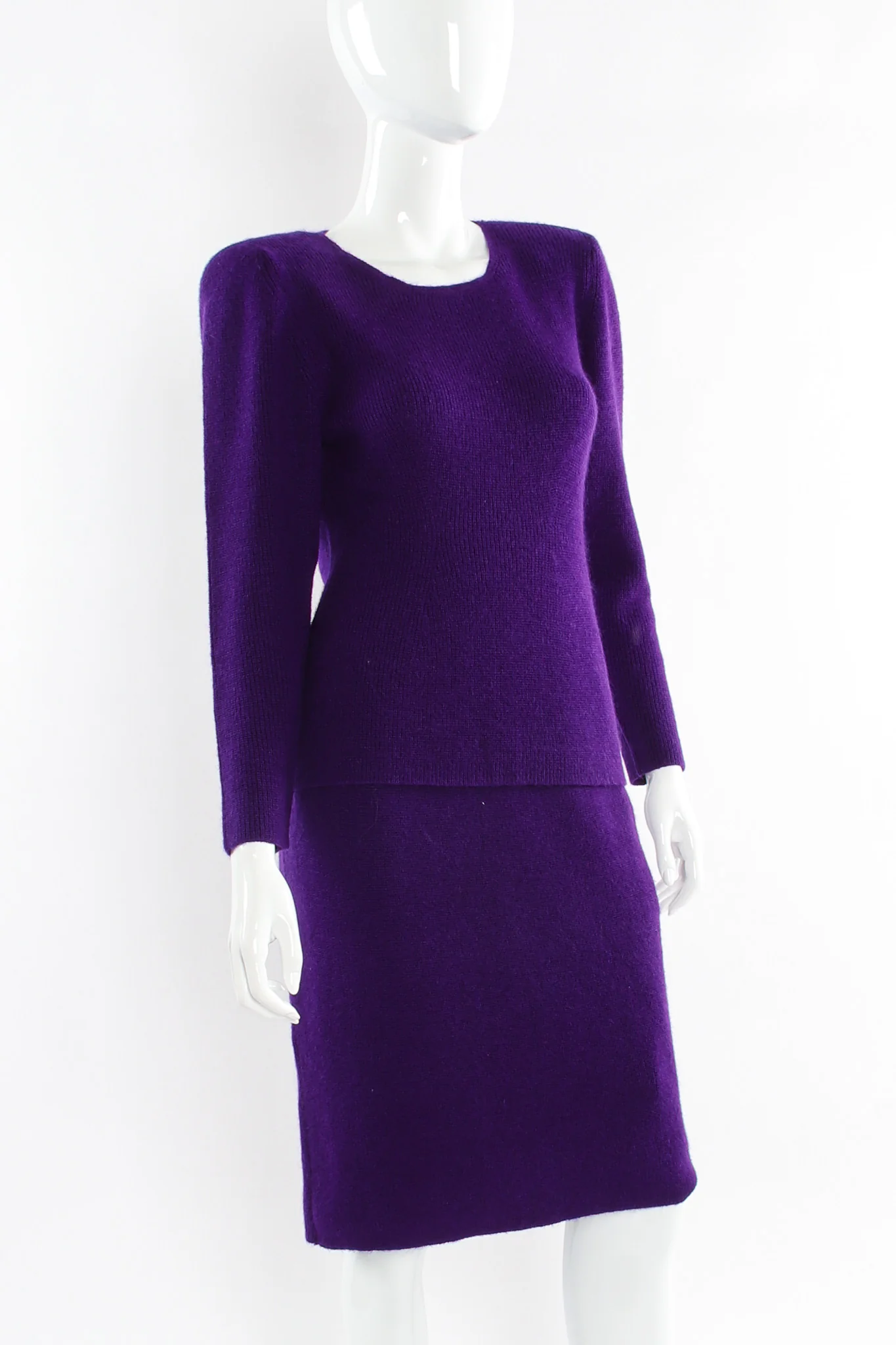 Wool Blend Sweater & Skirt Set - Image 2