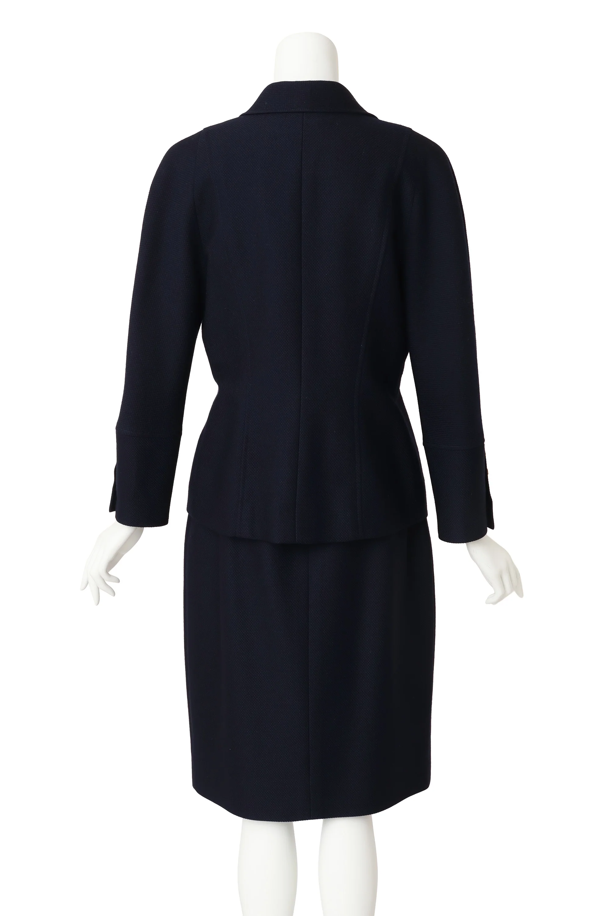Wool Four Pocket Jacket and Skirt Set - Image 5