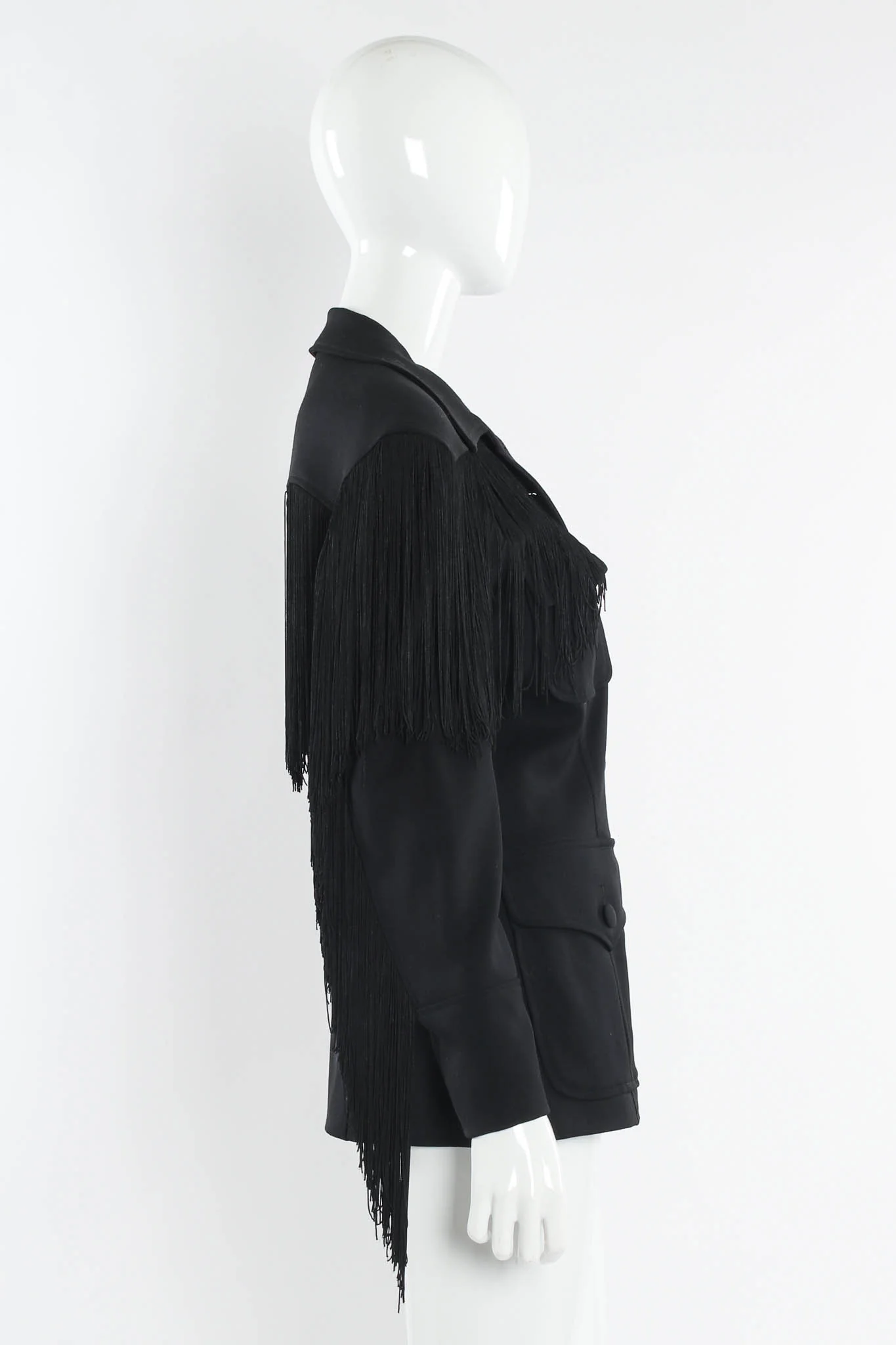 Wool Fringe Jacket - Image 3