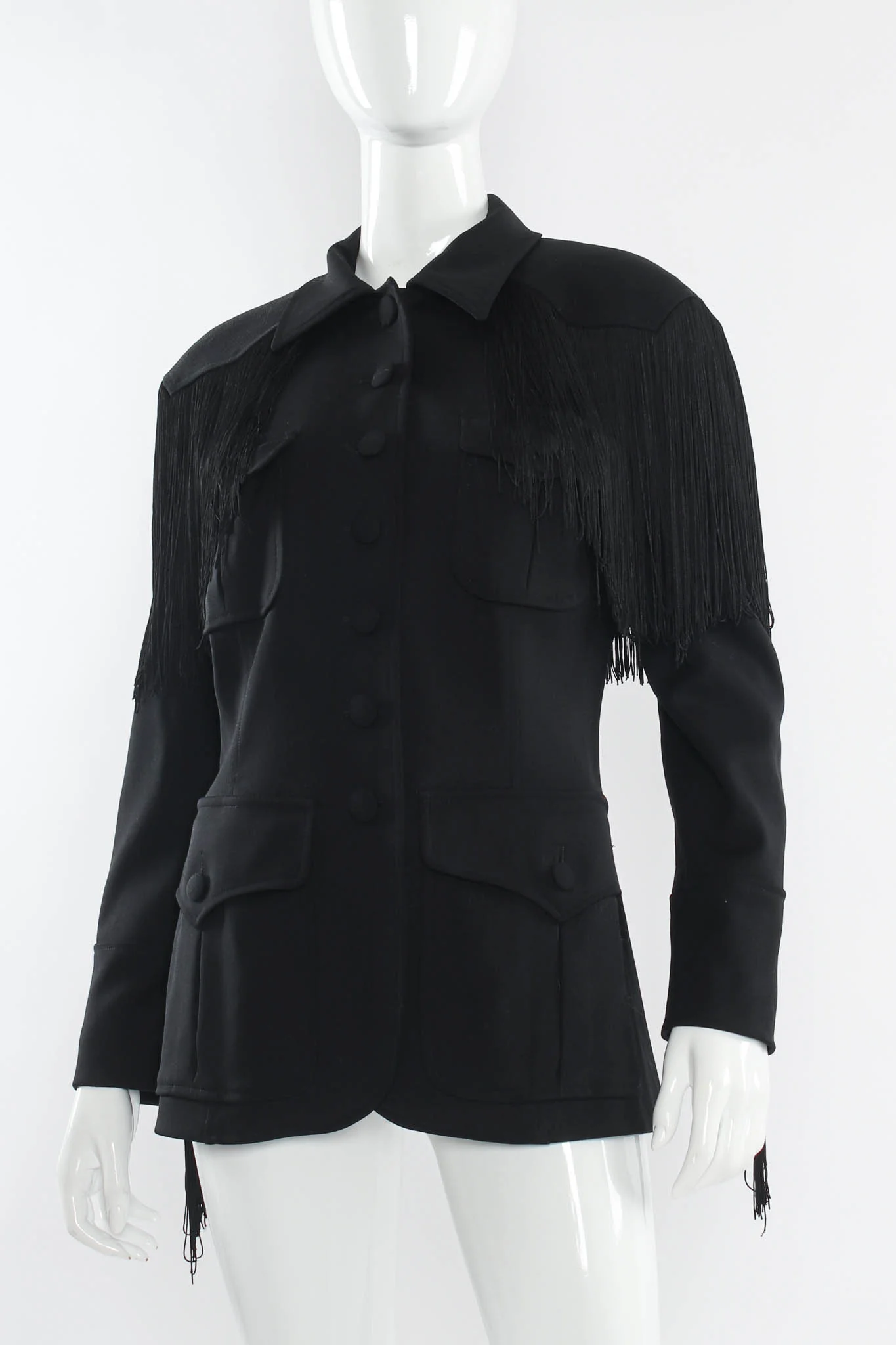 Wool Fringe Jacket - Image 5
