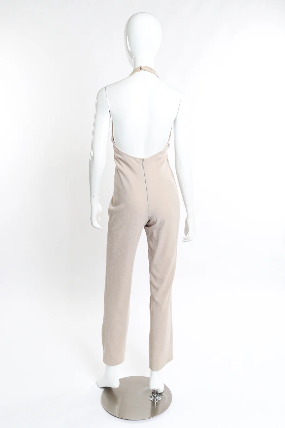 Wool Halter Jumpsuit - Image 3