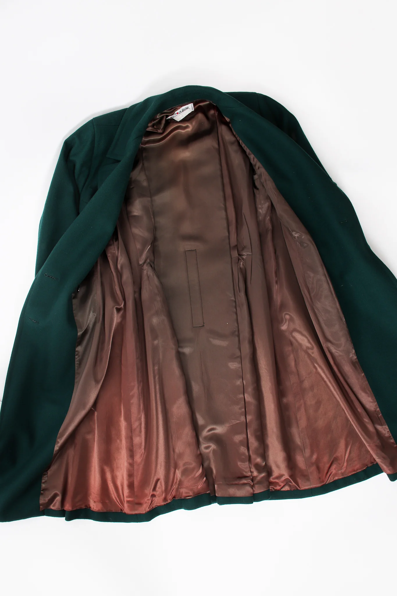 Wool Herringbone Swing Coat - Image 12