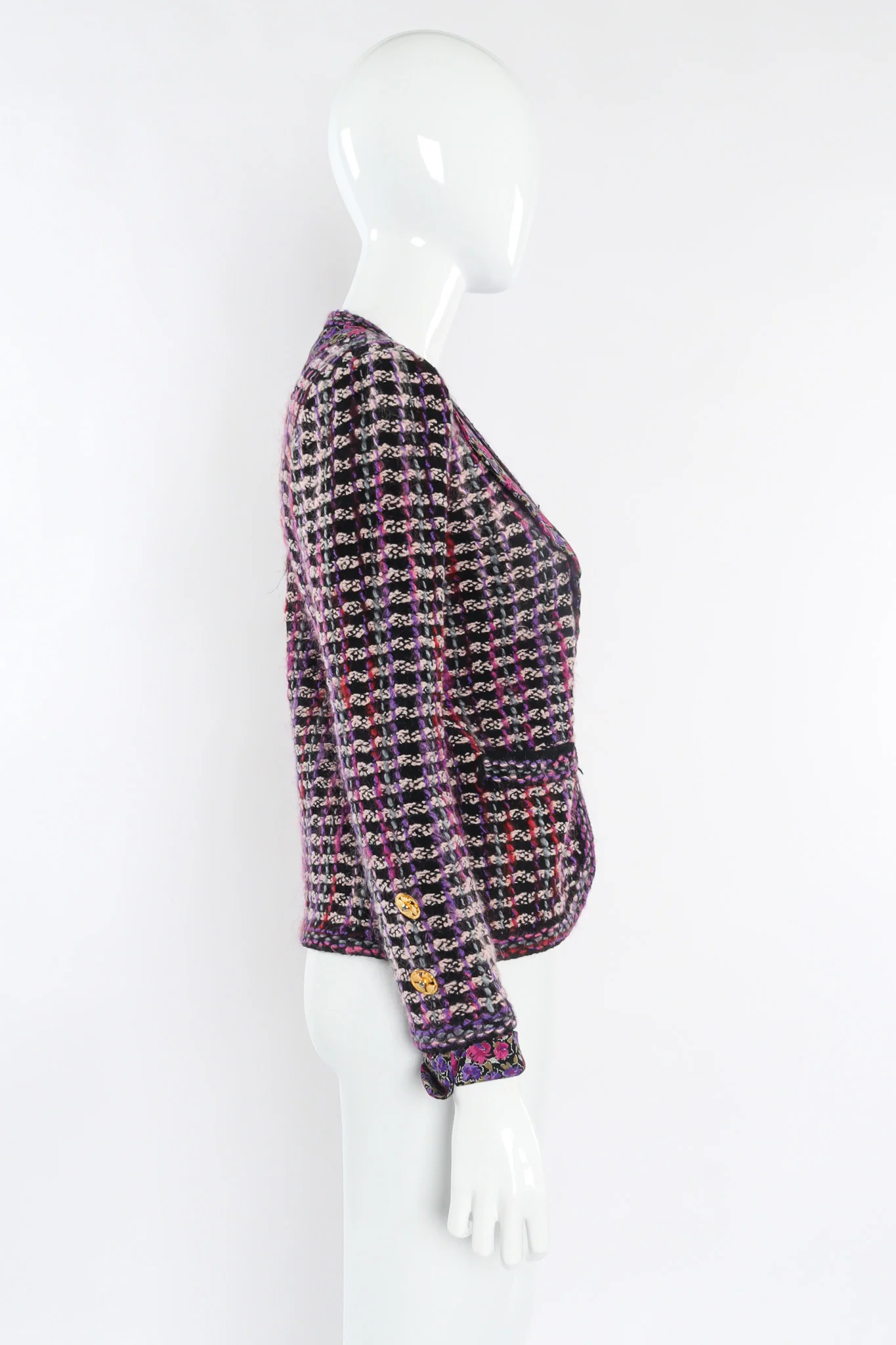 Wool Jacket with Floral Accents - Image 4