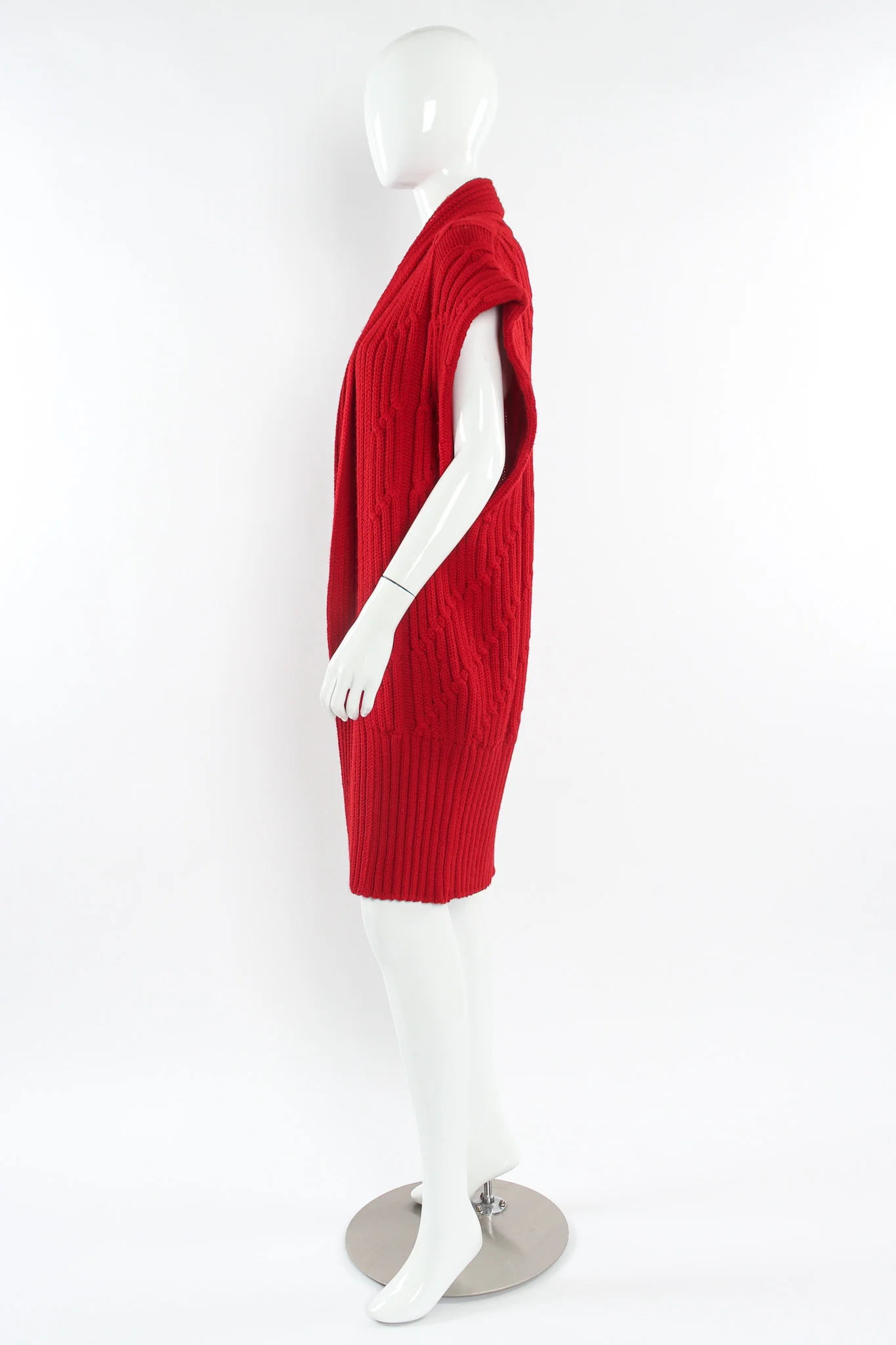 Wool Knit Duster Vest - Image 4