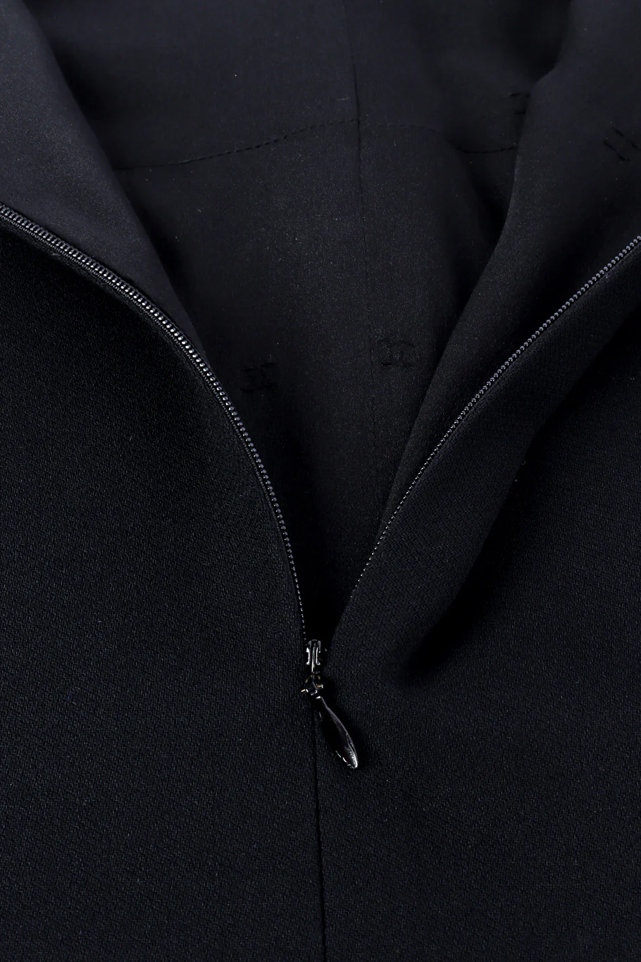Wool Logo Button Mini Dress - Image 9