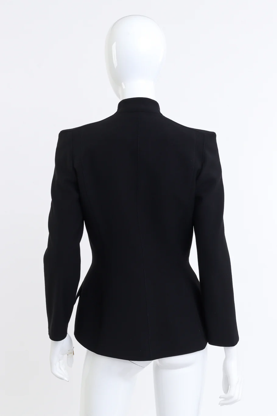 Wool Peplum Blazer - Image 4