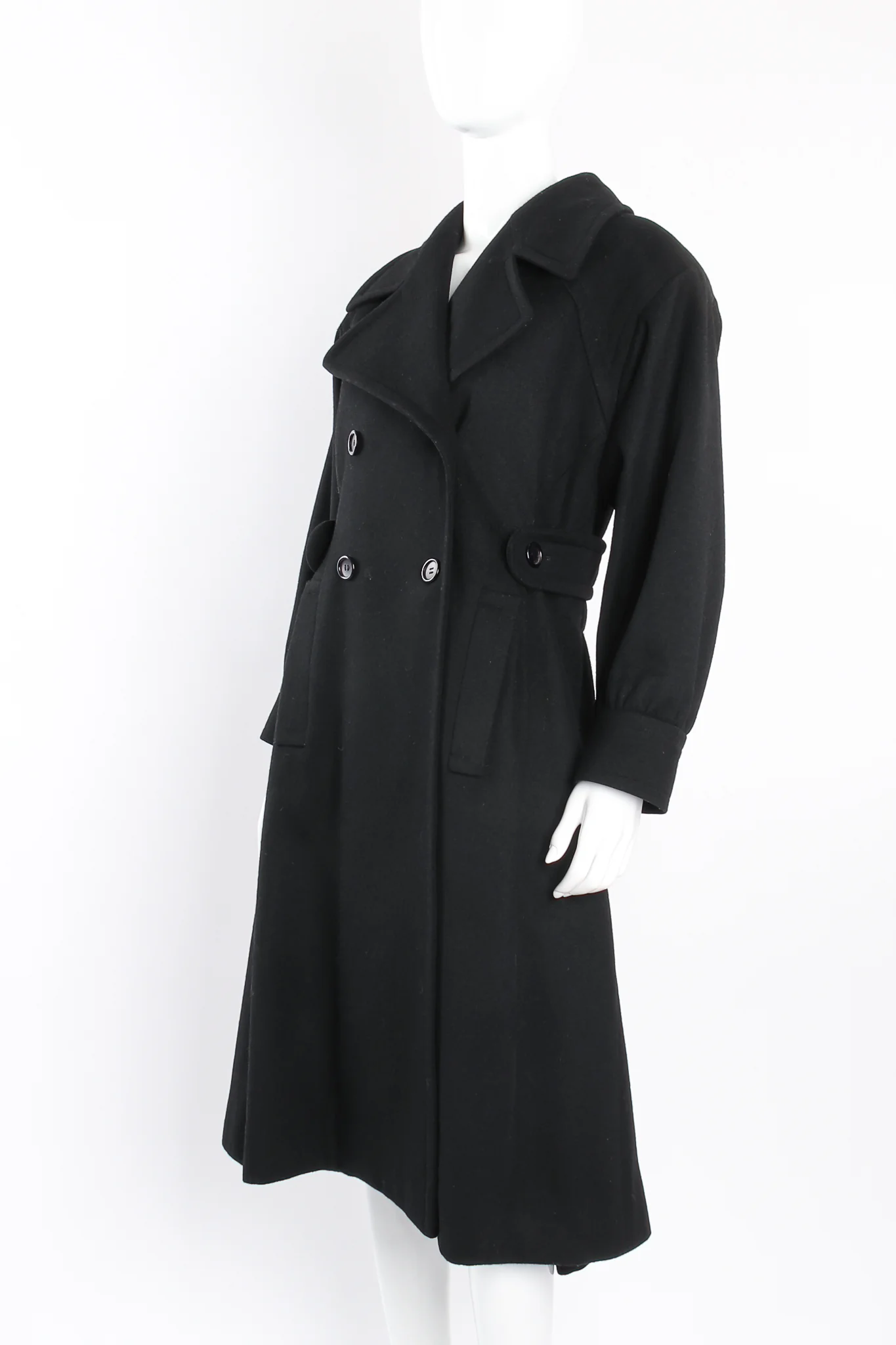 Flared Wool Princess Peacoat - Image 2