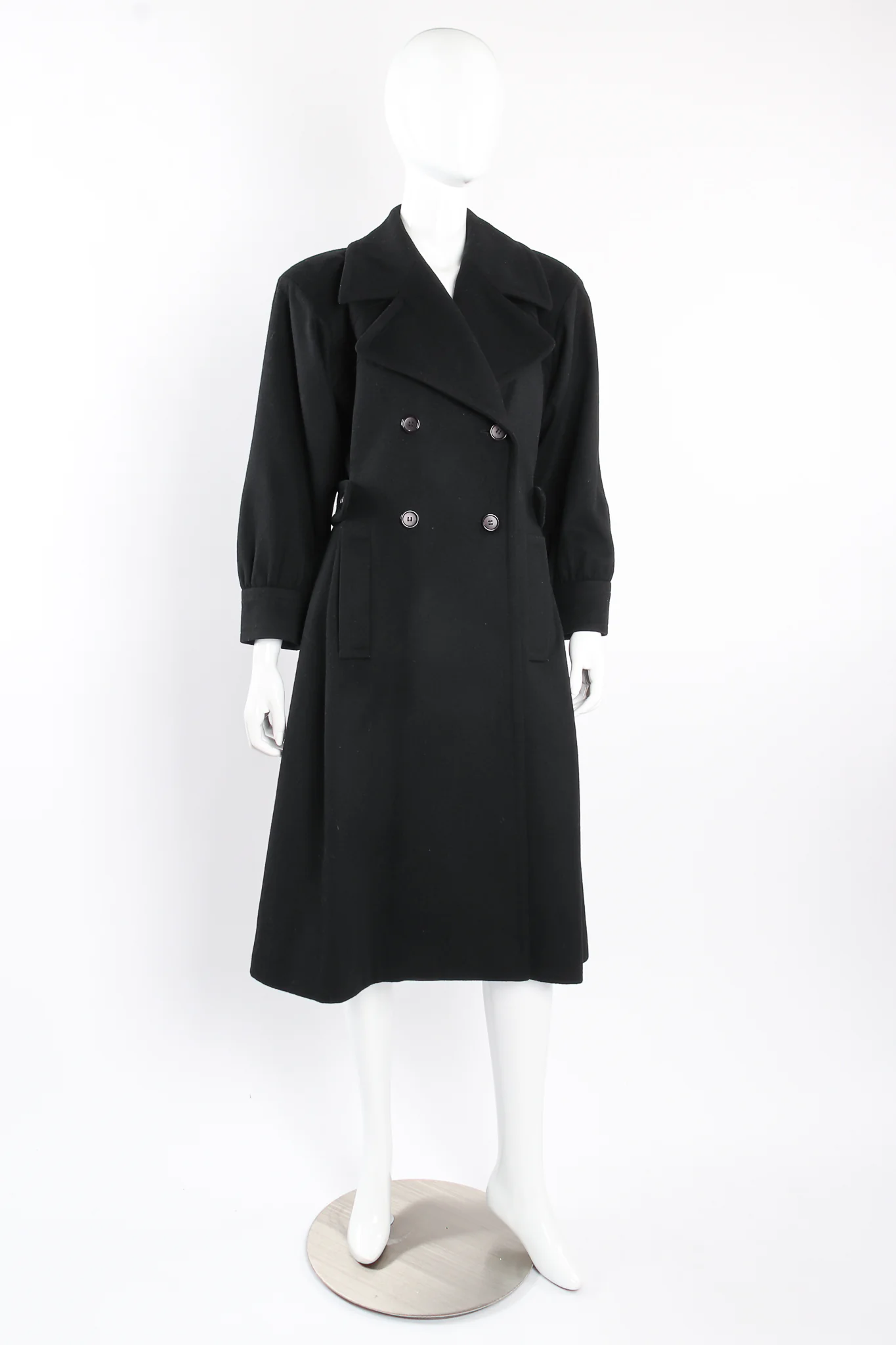 Flared Wool Princess Peacoat - Image 3