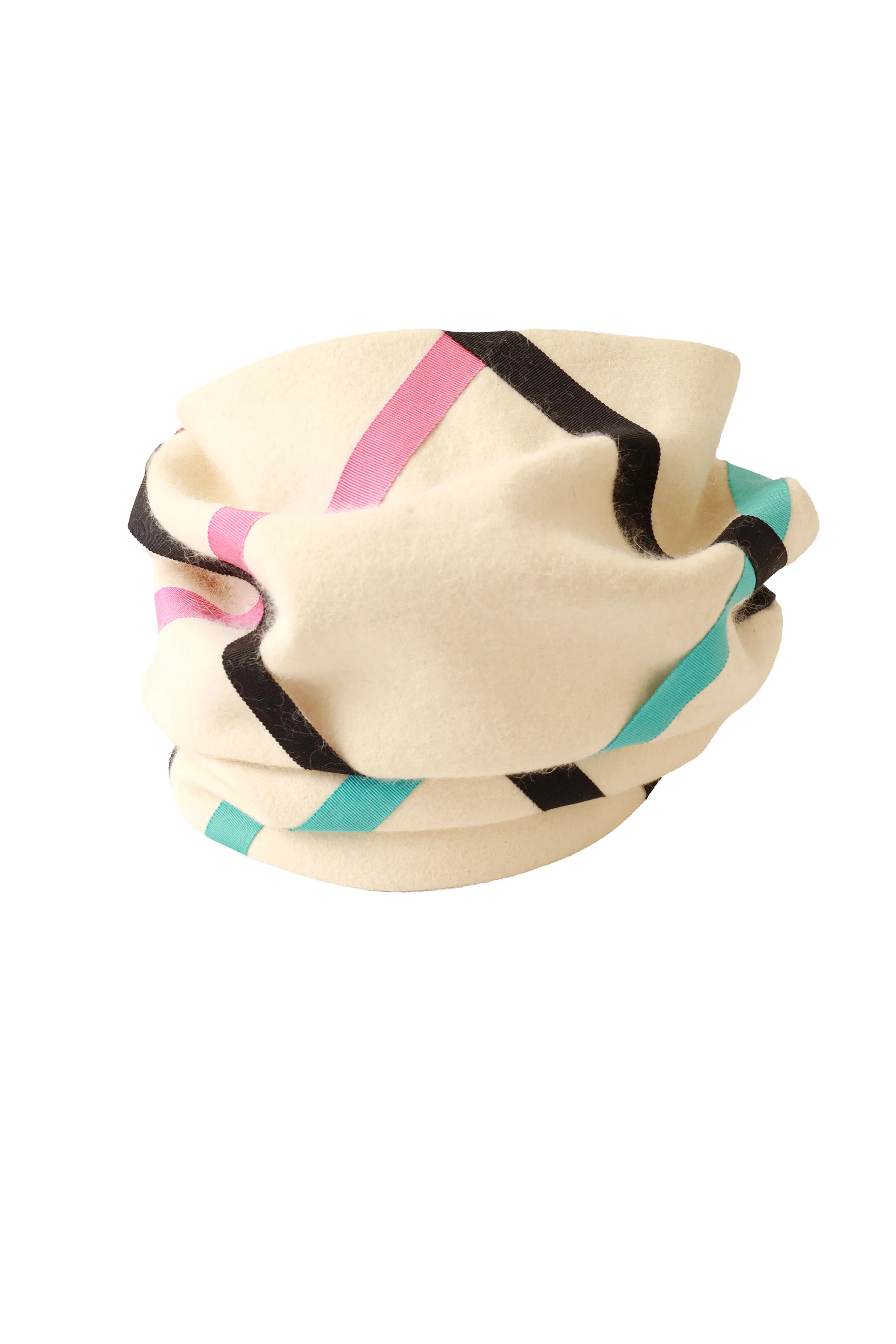 Wool Ribbon Hat