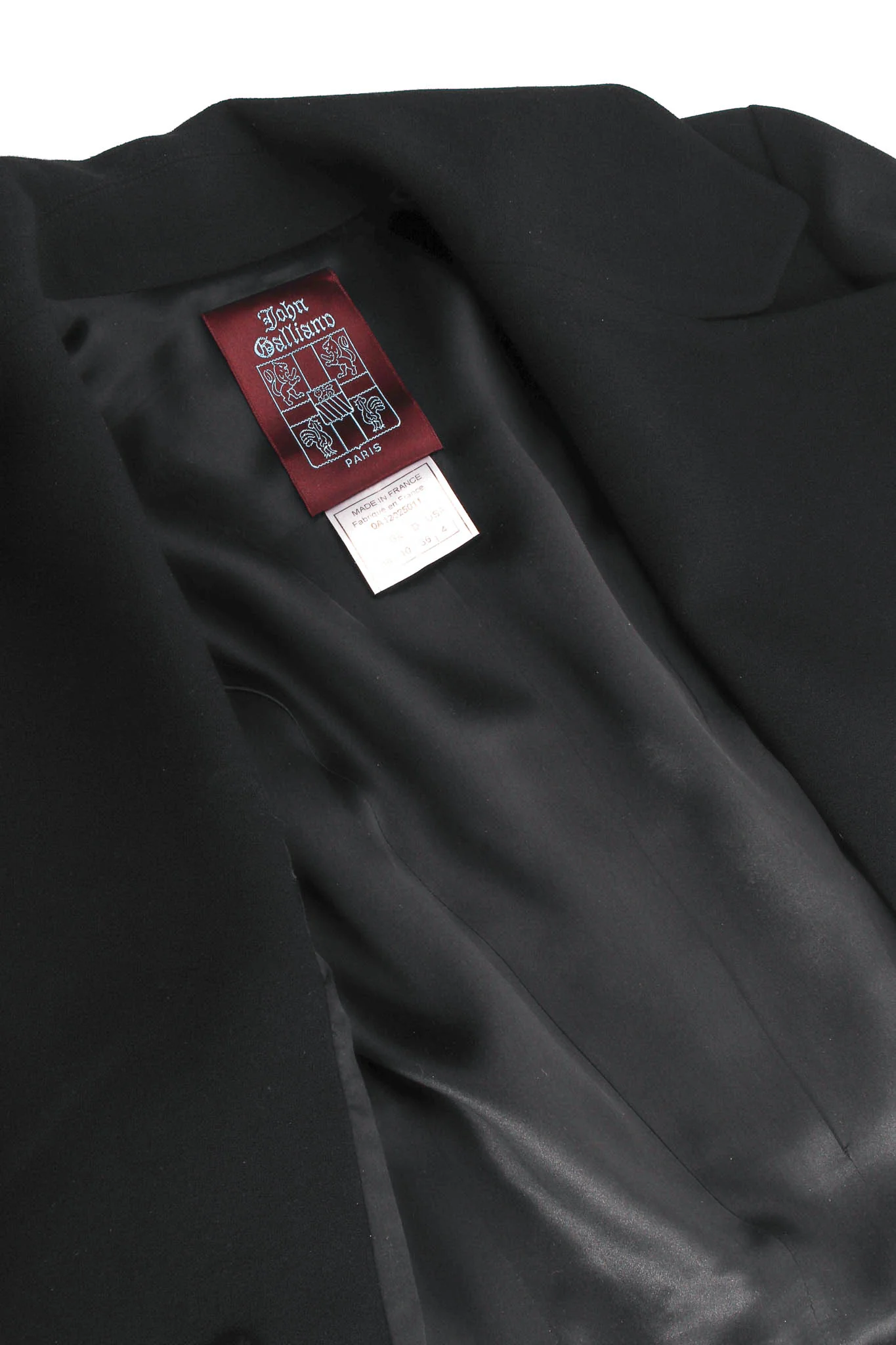 Wool Tuxedo Crop Jacket - Image 6