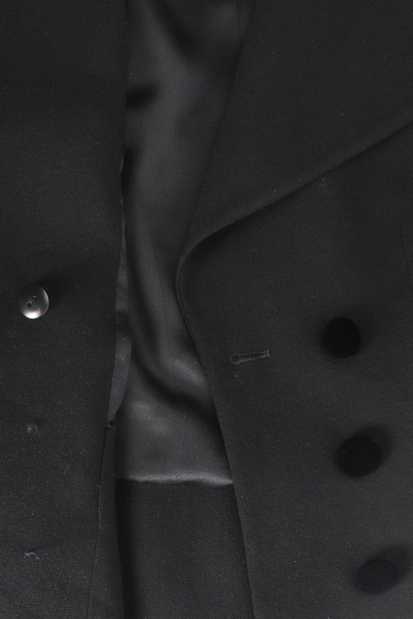 Wool Tuxedo Crop Jacket - Image 7