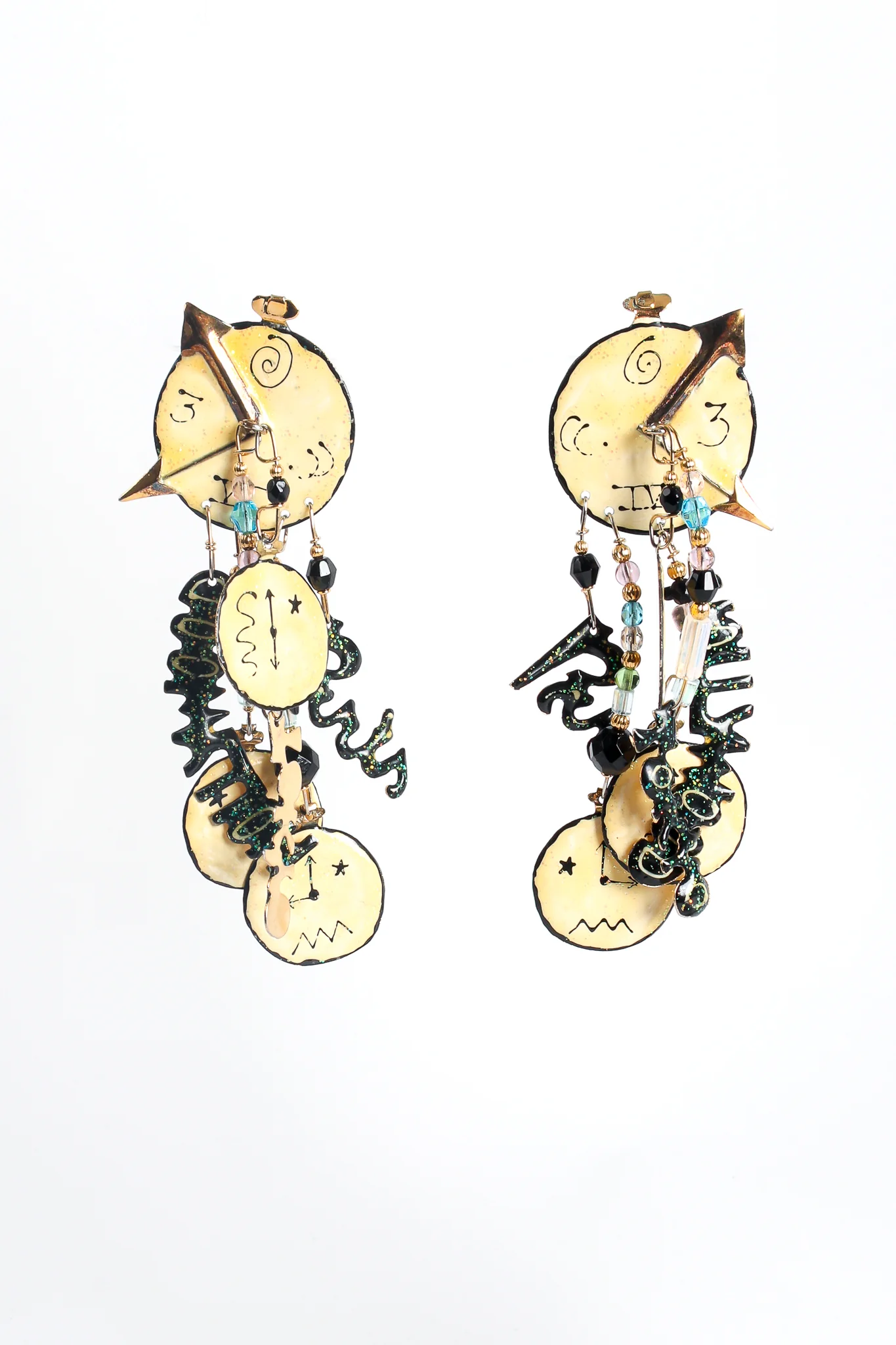 World Clock Time Traveller Earrings - Image 10