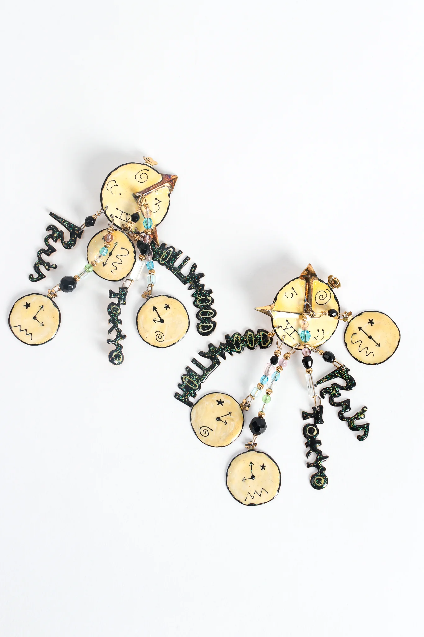 World Clock Time Traveller Earrings - Image 3