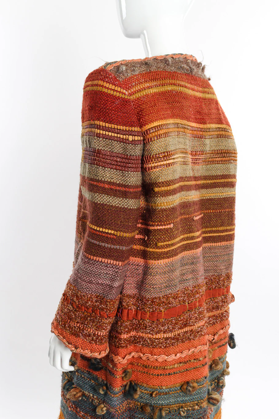Woven Carpet Coat - Image 5