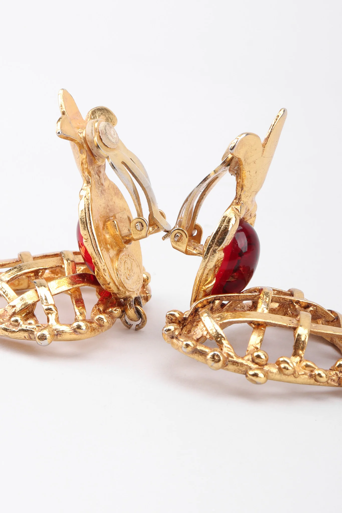Woven Heart Crown Earrings - Image 10