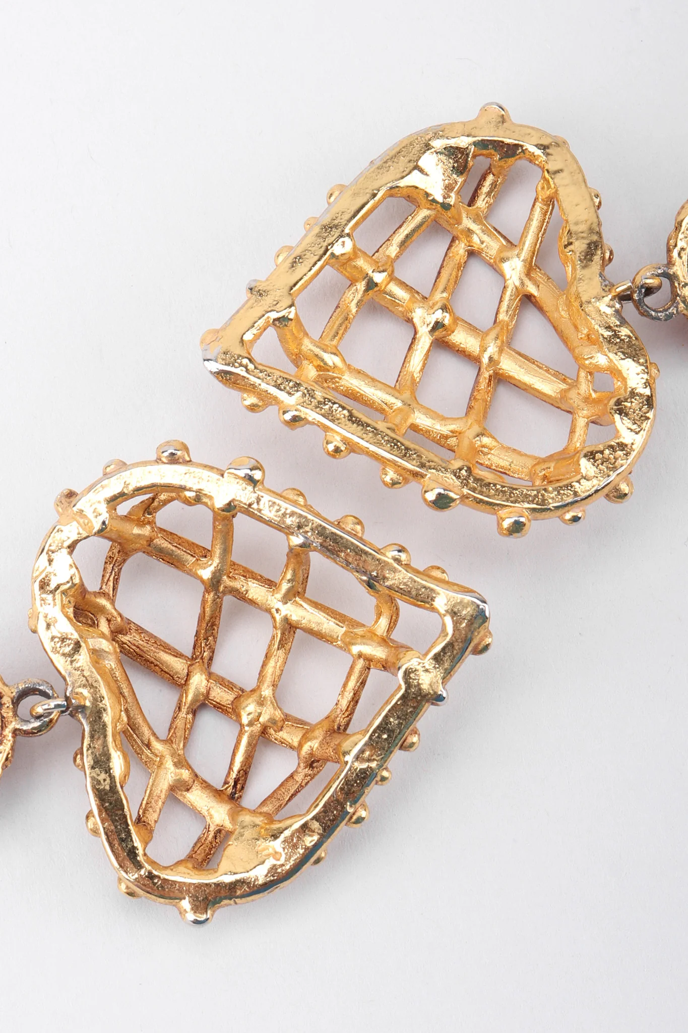 Woven Heart Crown Earrings - Image 8