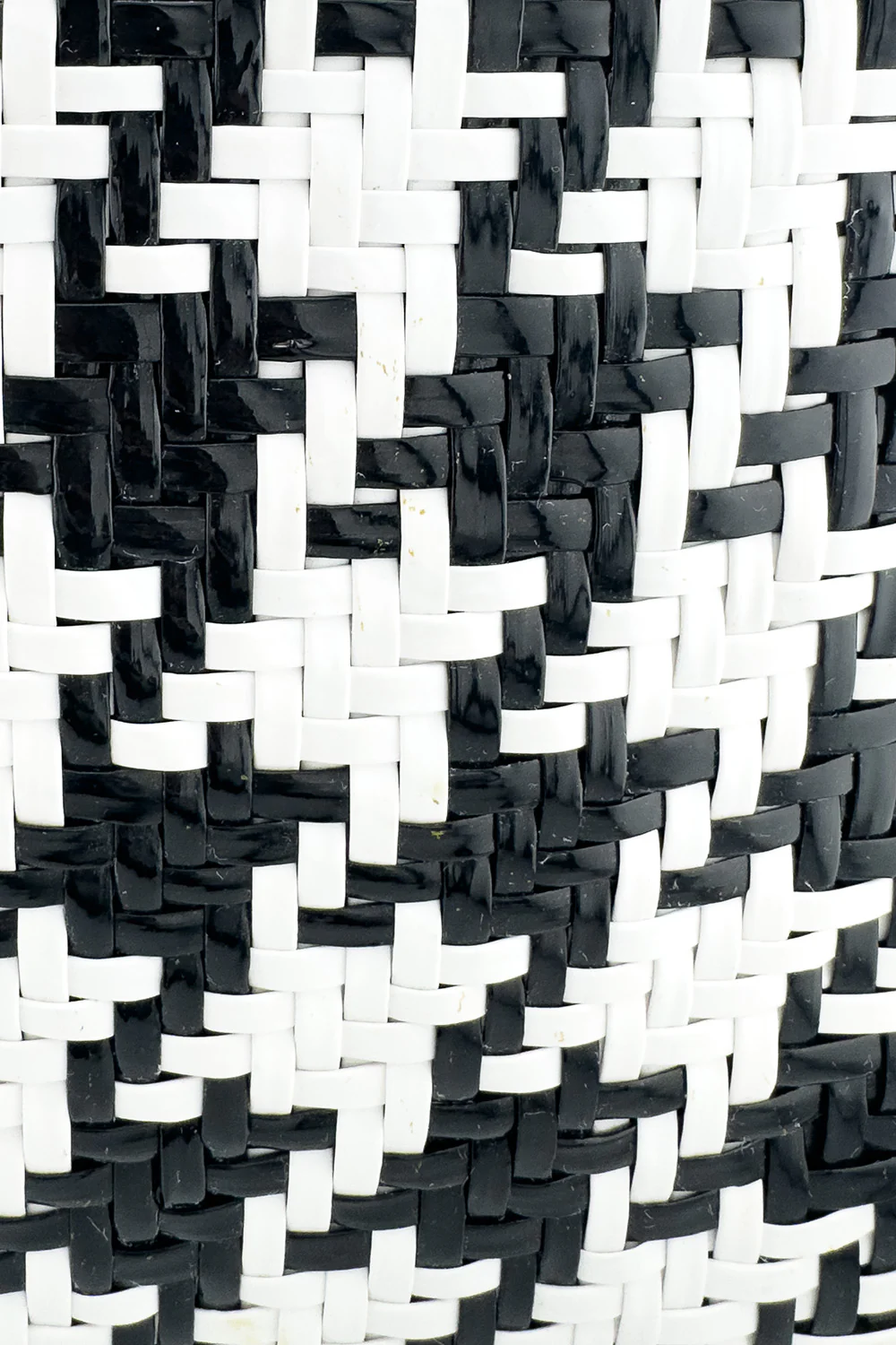 Woven Houndstooth Box Bag - Image 4