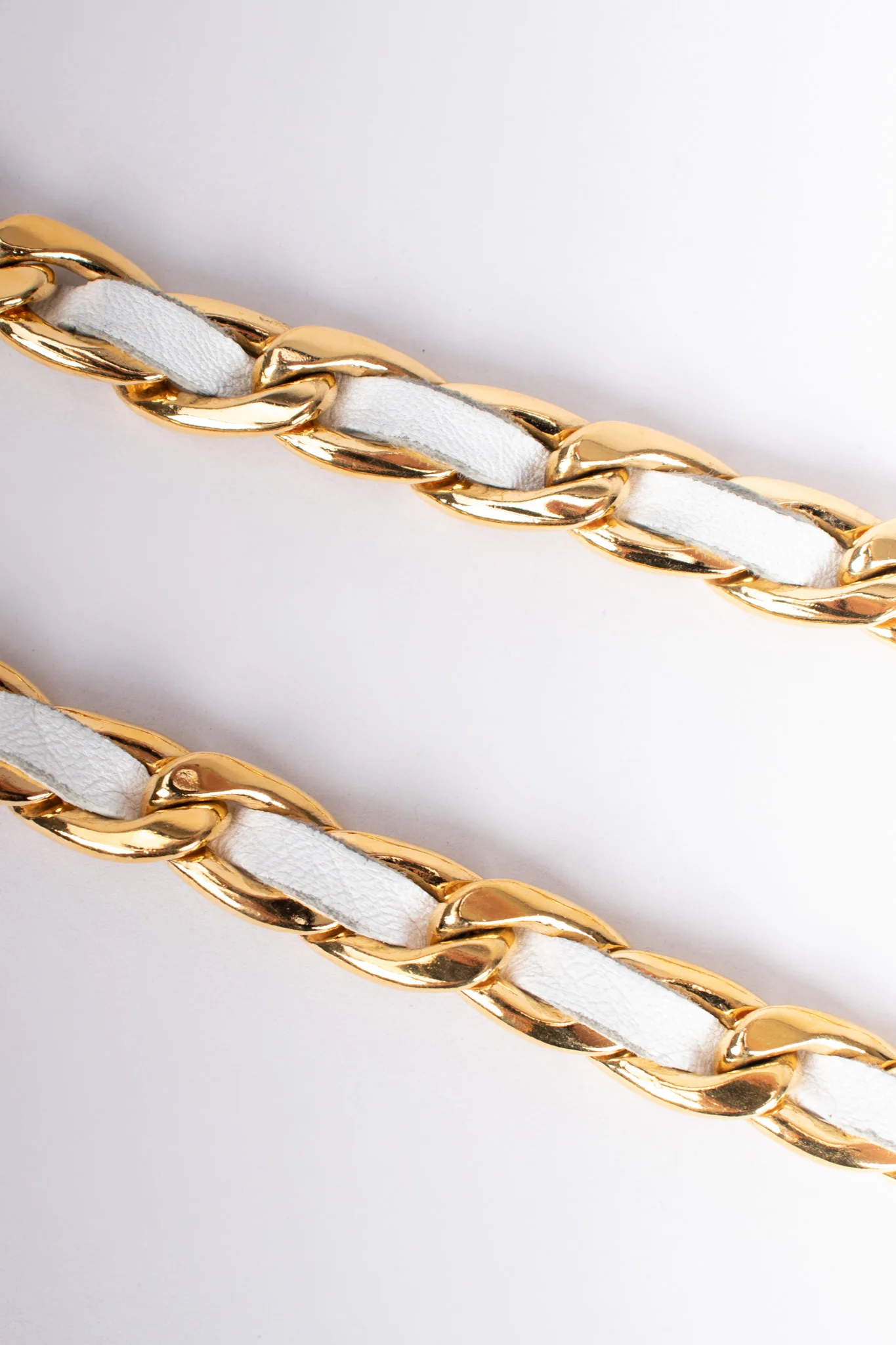 Woven Leather Chain Belt - Image 12