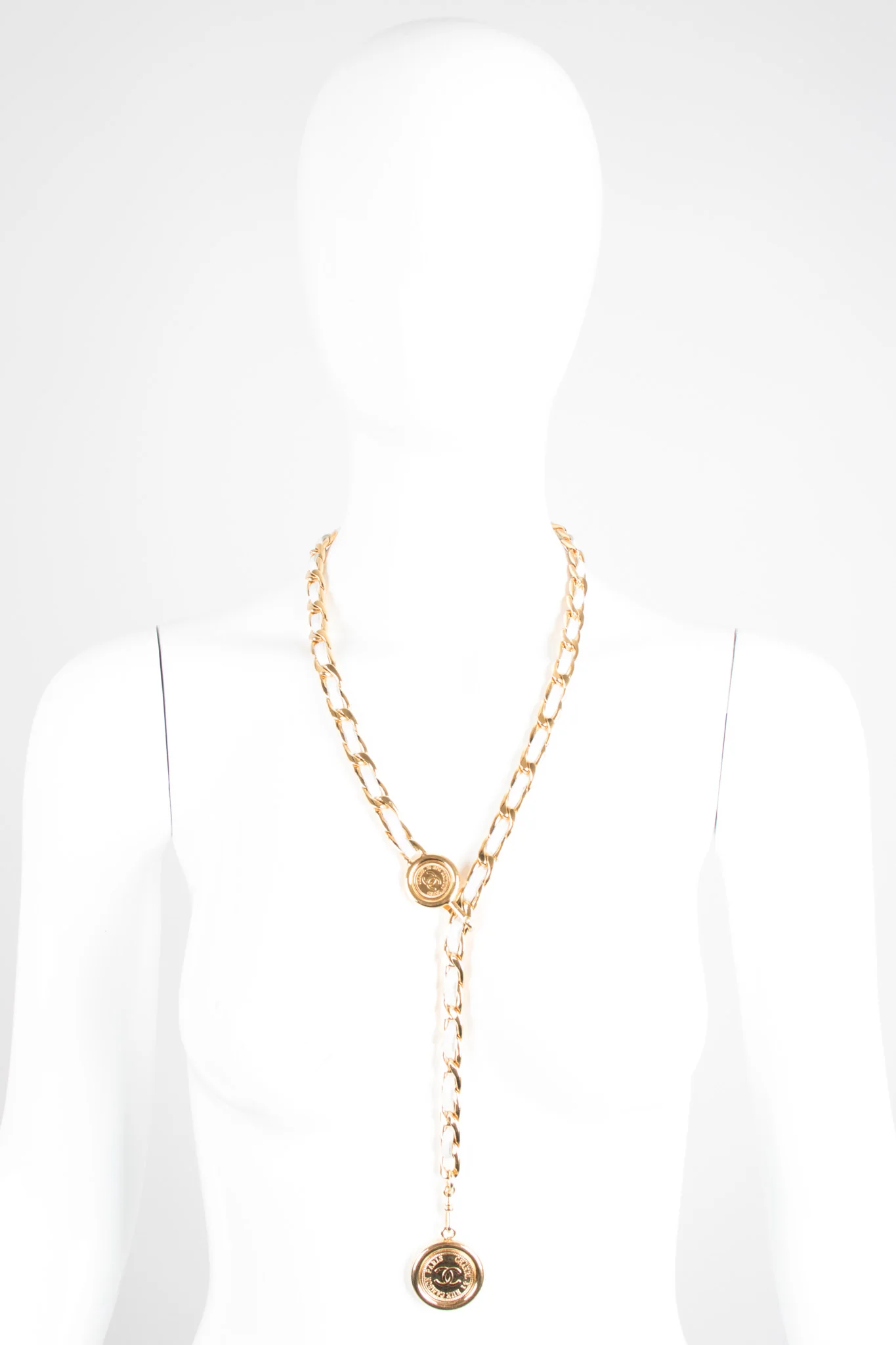 Woven Leather Chain Belt - Image 4