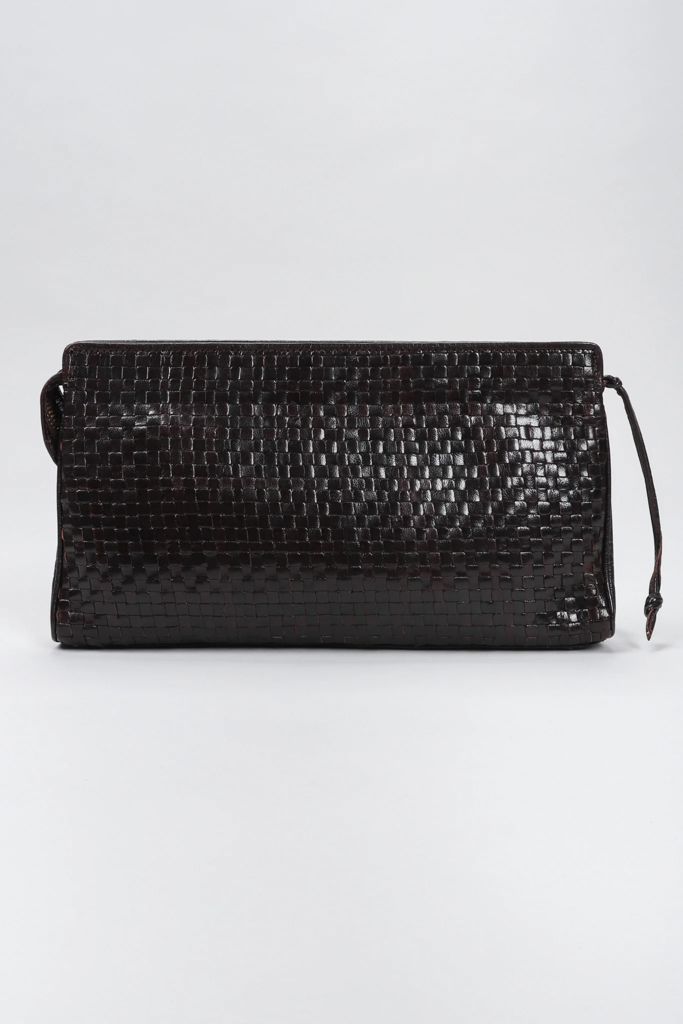 Woven Leather Clutch - Image 4