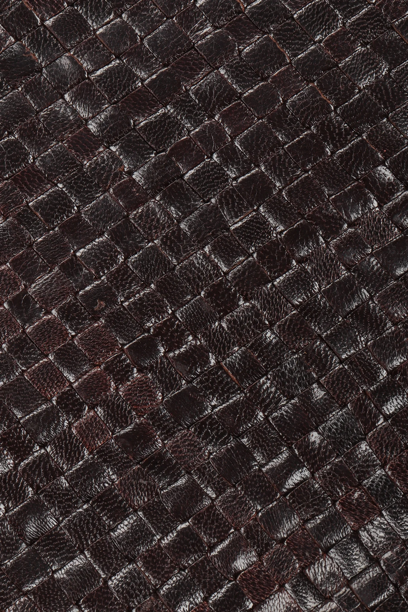 Woven Leather Clutch - Image 8