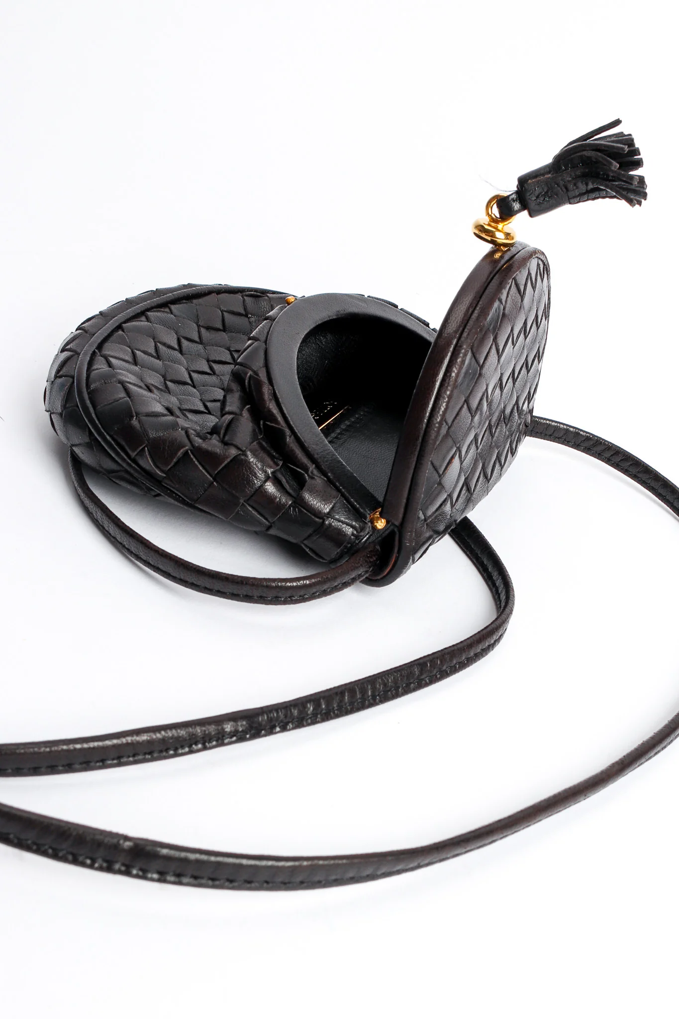Woven Leather Intrecciato Mini Bag - Image 13