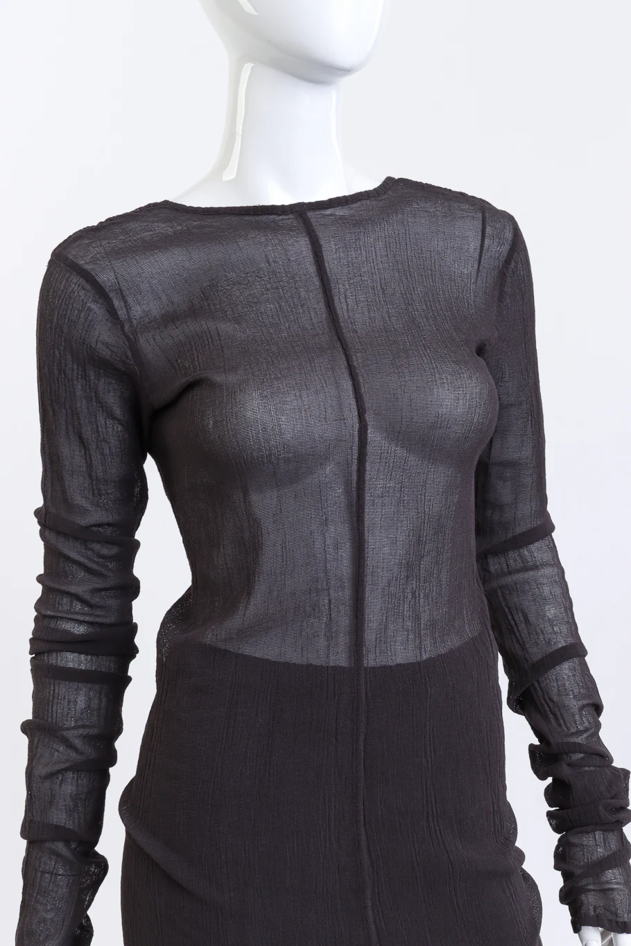 Woven Sheer Dress & Pant Set - Image 4