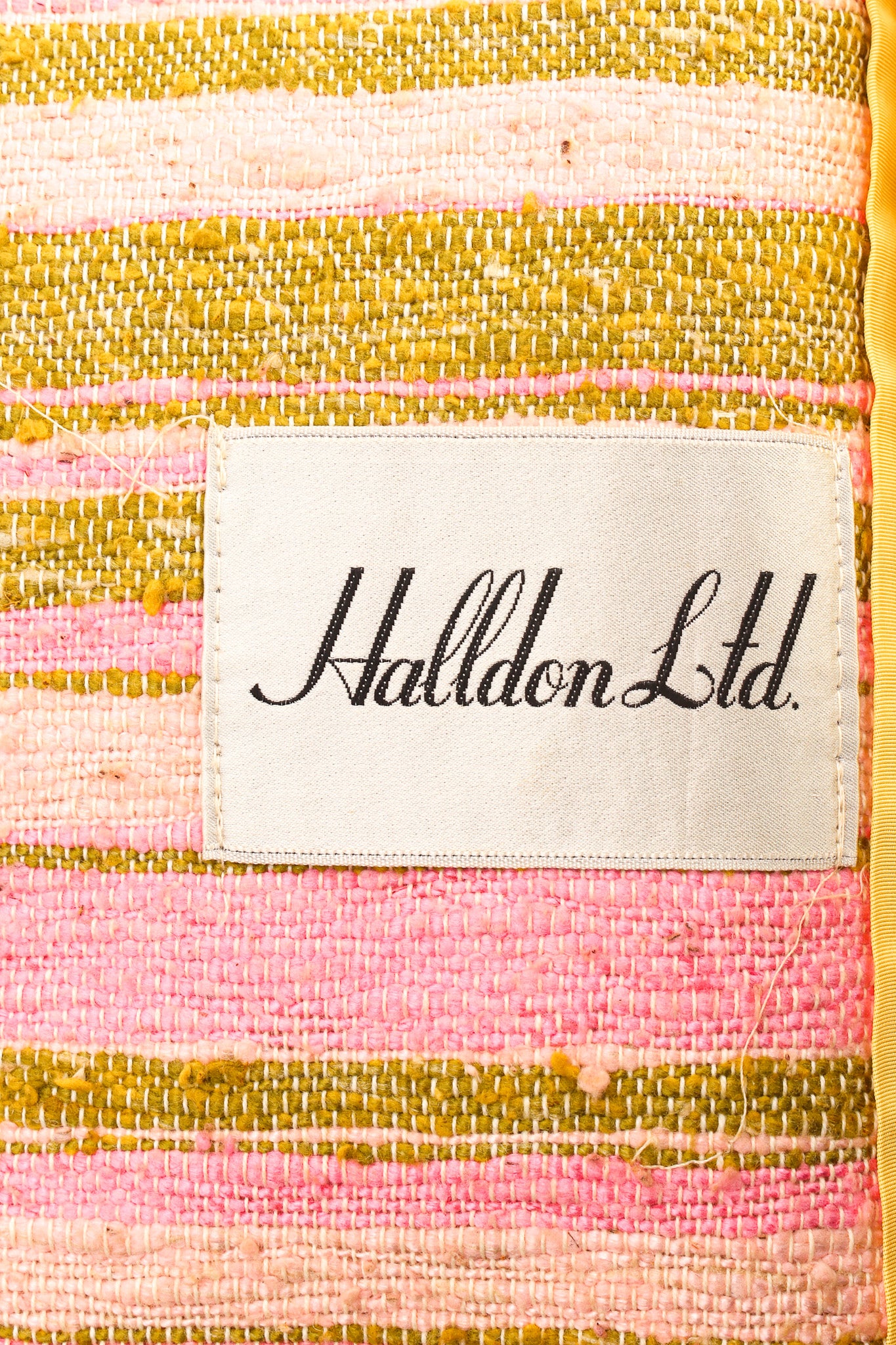 Woven Stripe Print Peacoat - Image 14