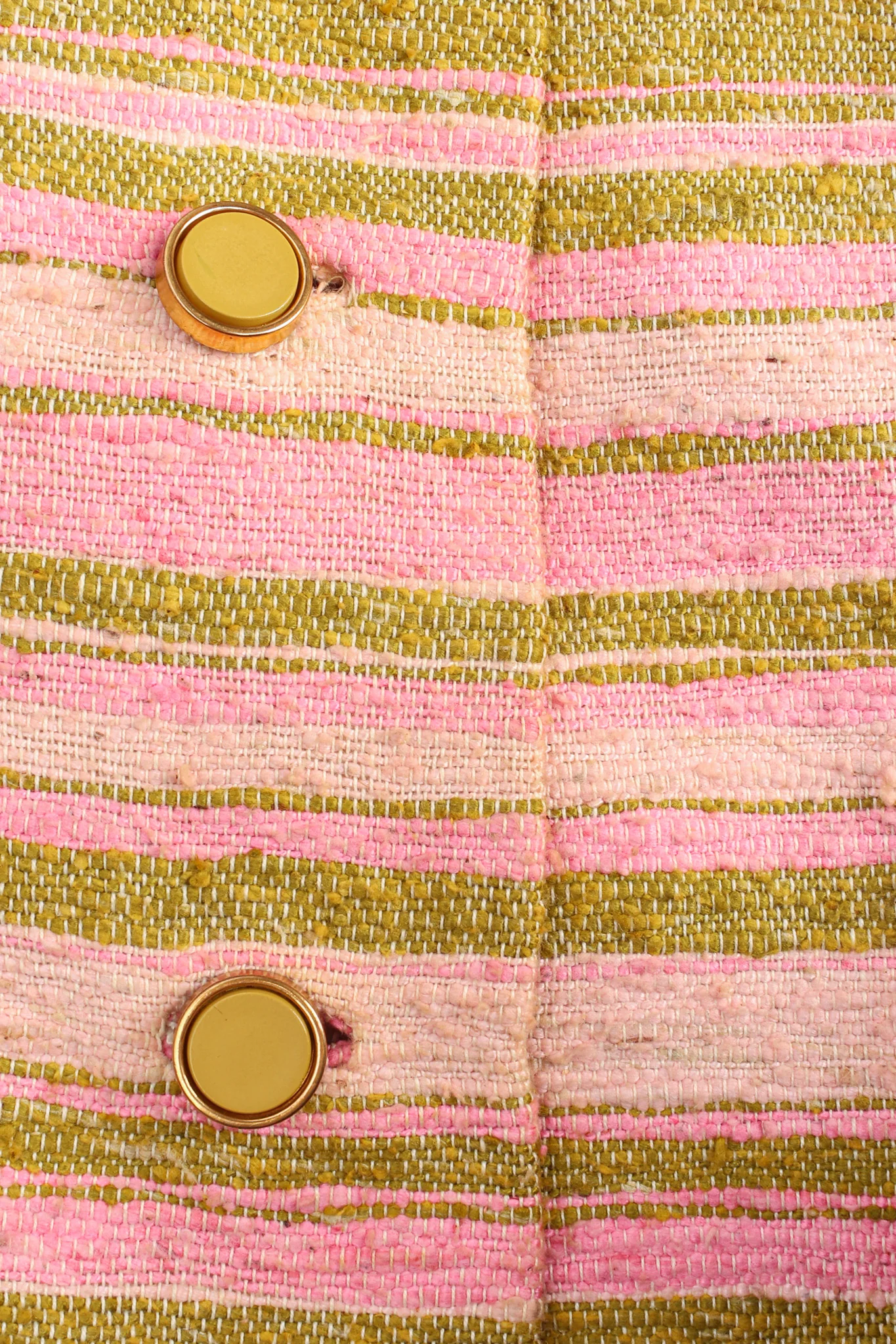 Woven Stripe Print Peacoat - Image 6