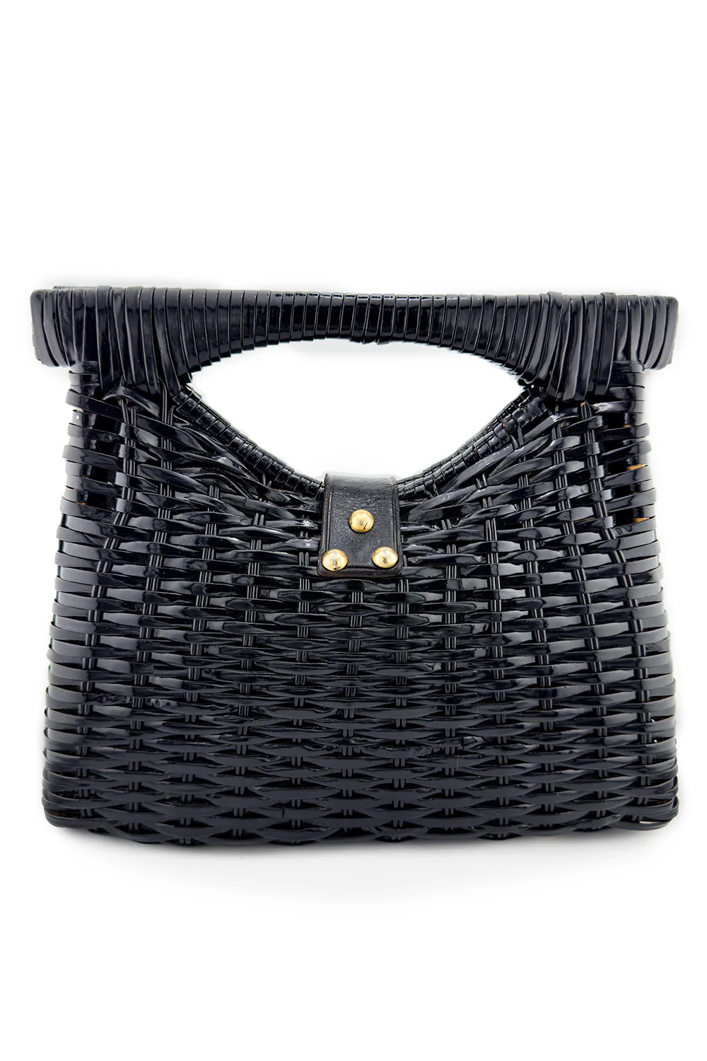 Woven Vinyl Double Handle Bag - Image 3